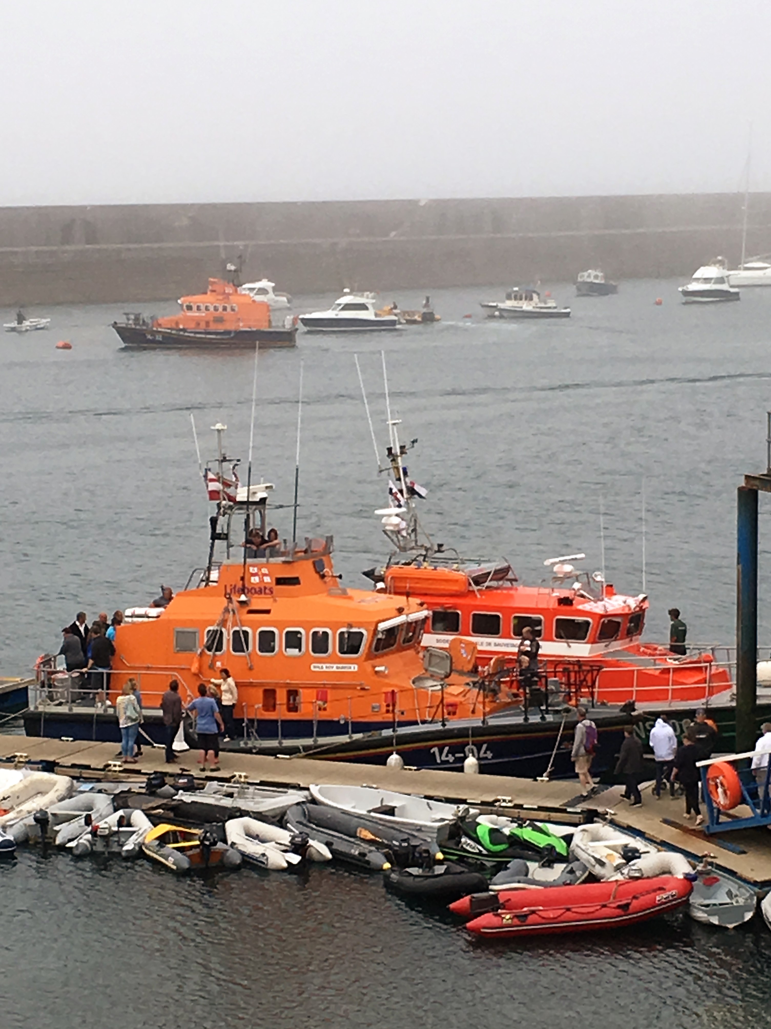 Boat at Alderney Lifeboat open day