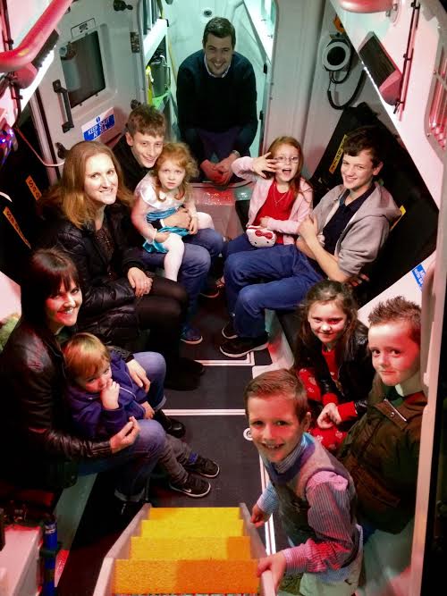 Some of the children who attended the RNLI Christmas party on Wirral