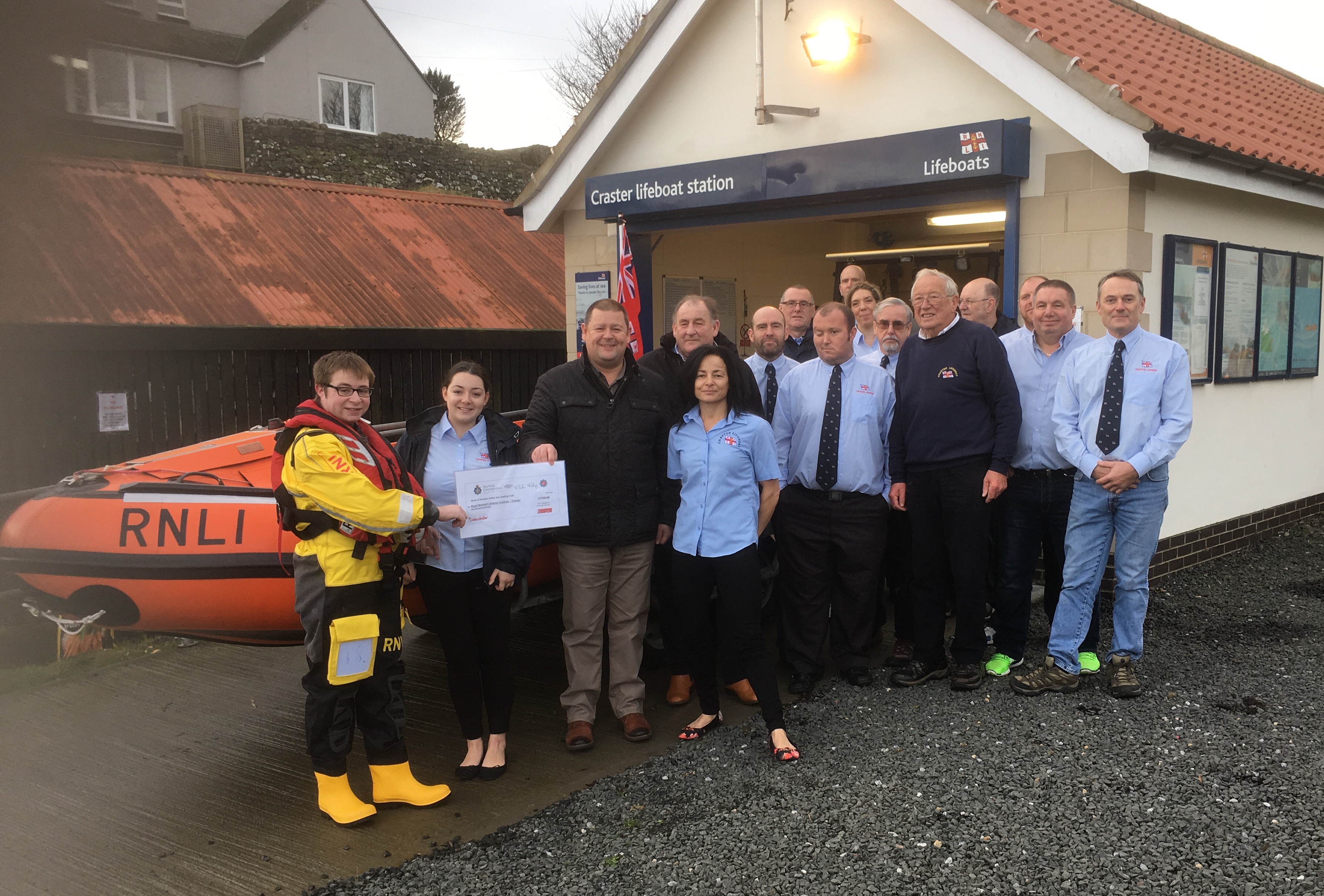 Craster RNLI donation 