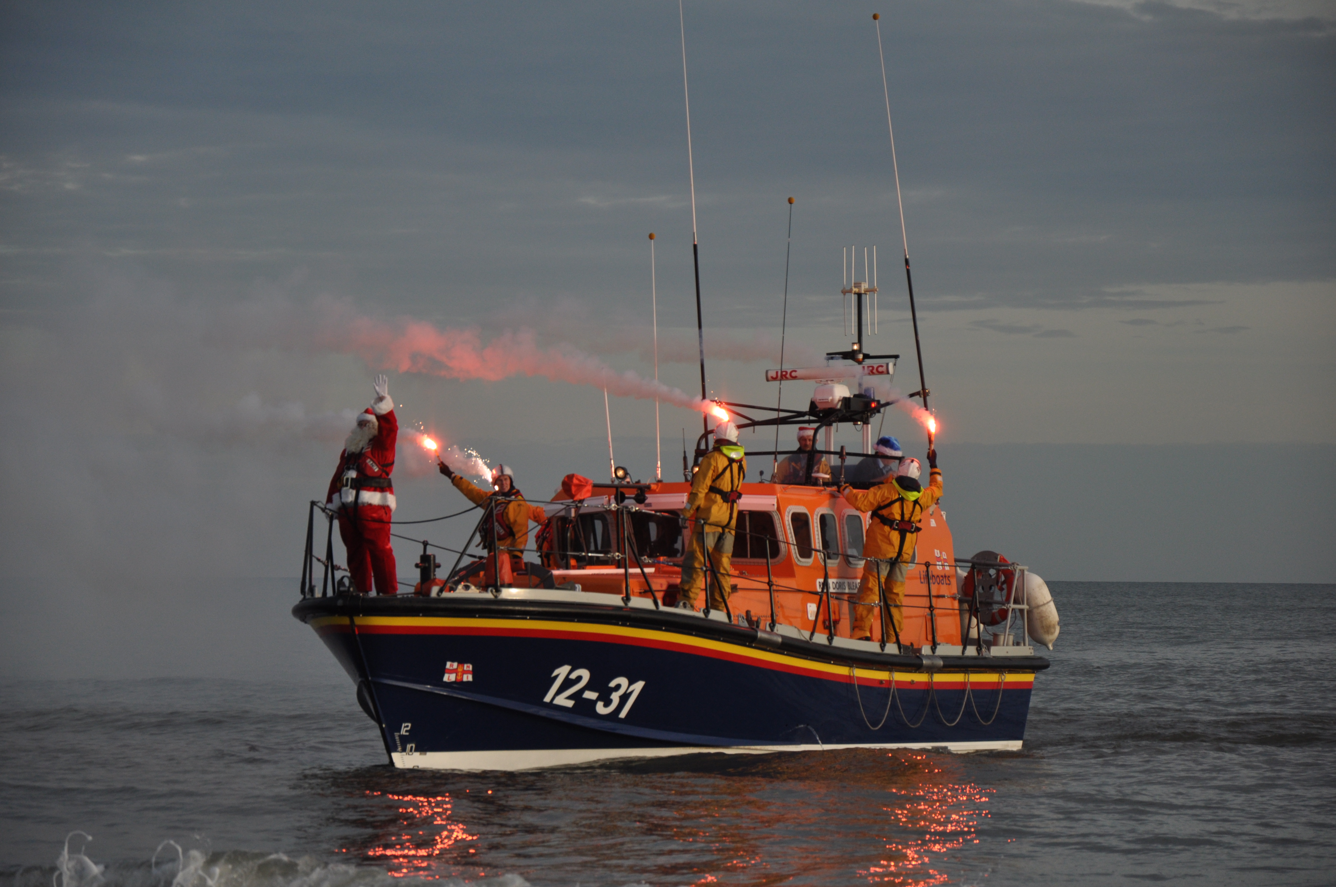 Santa Claus arrives in Clogherhead