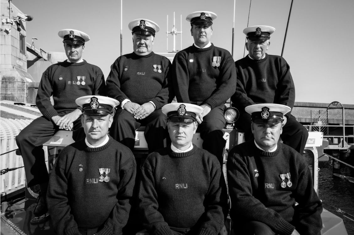 The Boats Officers of Poole all-weather lifeboat