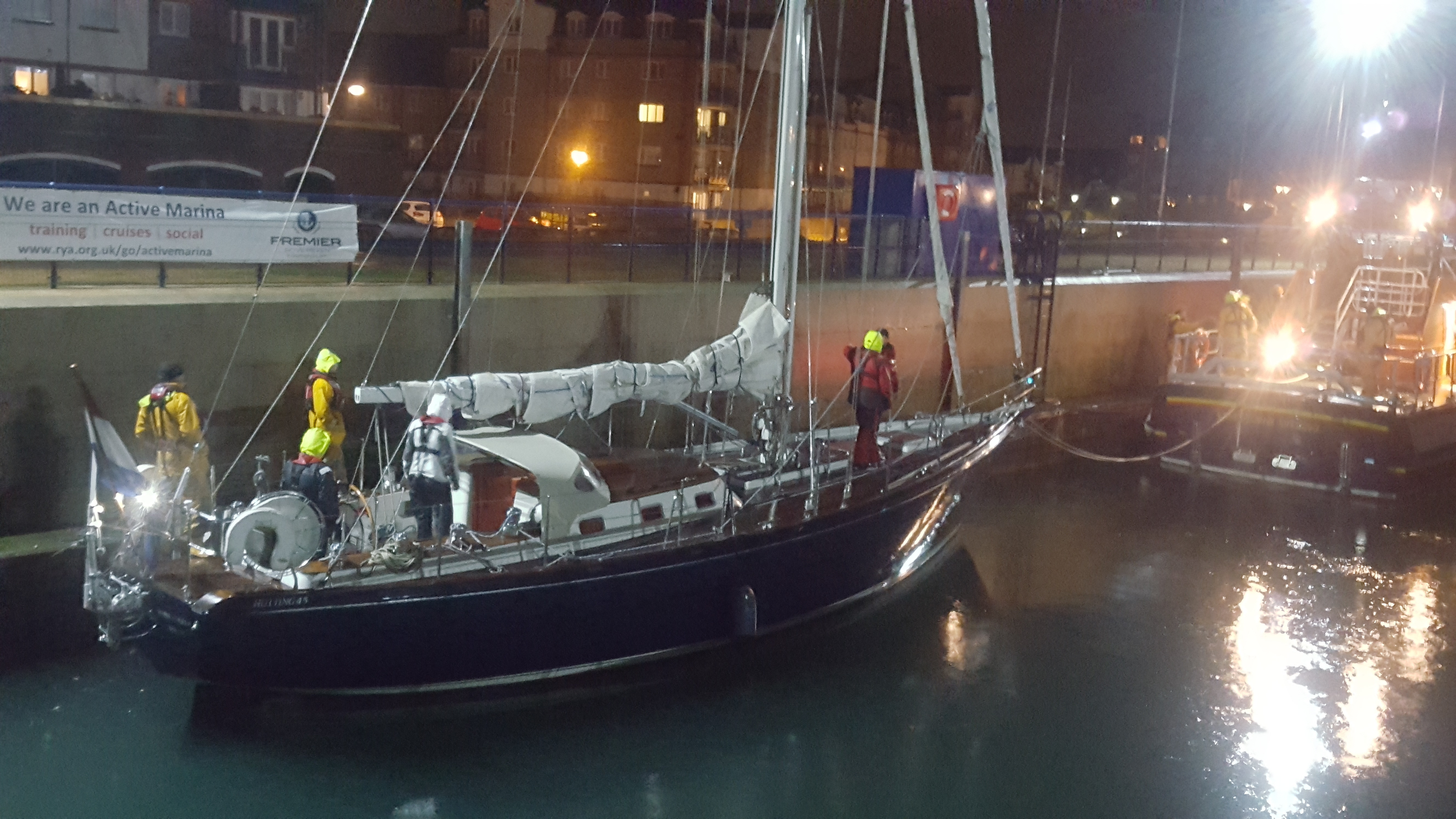 The Dutch registered barge