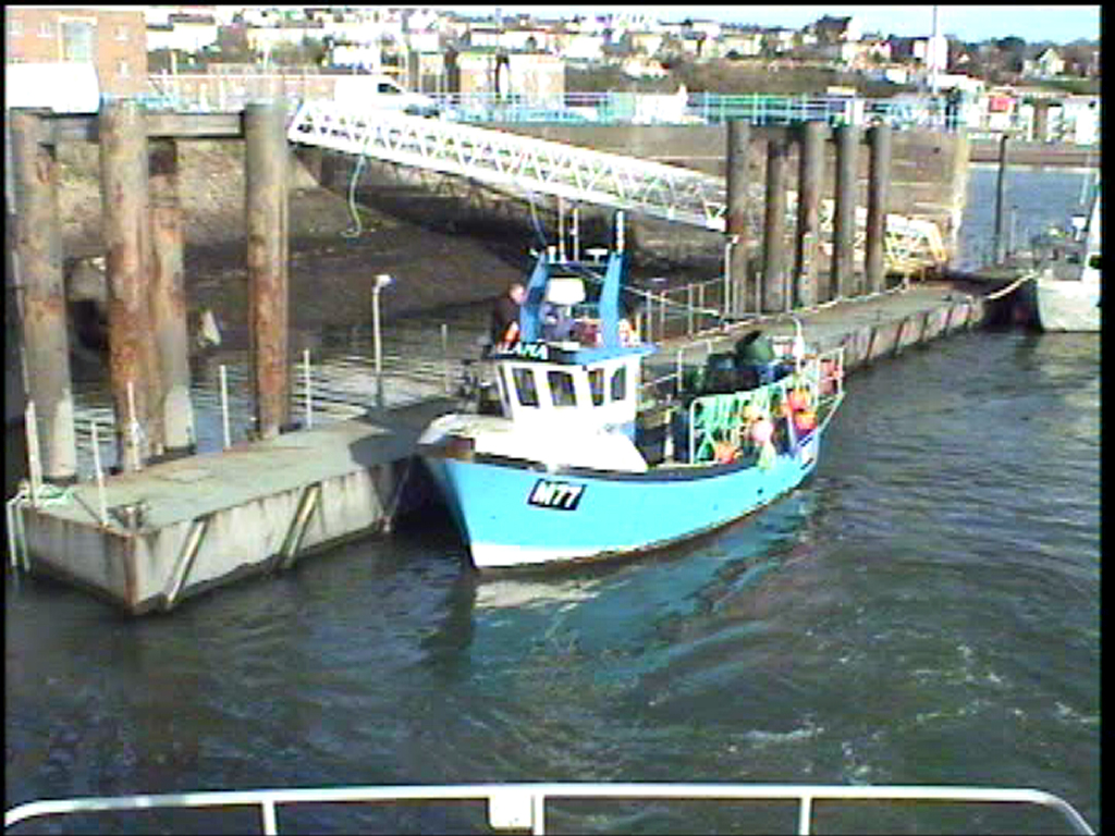 The fishing boat rescued by Angle RNLI lifeboat