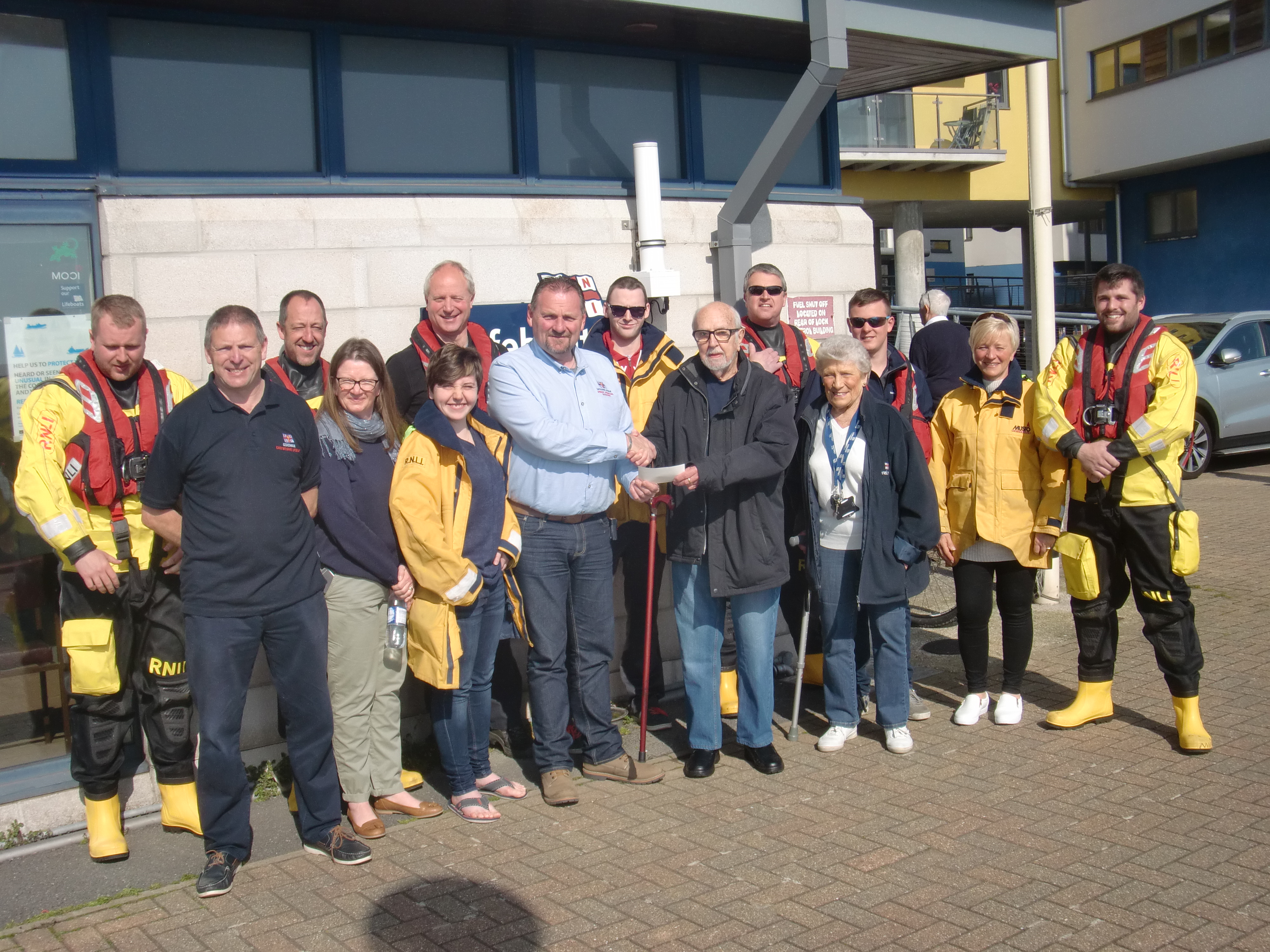 Crew attend presentation