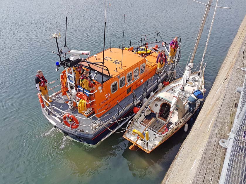Safely back ashore