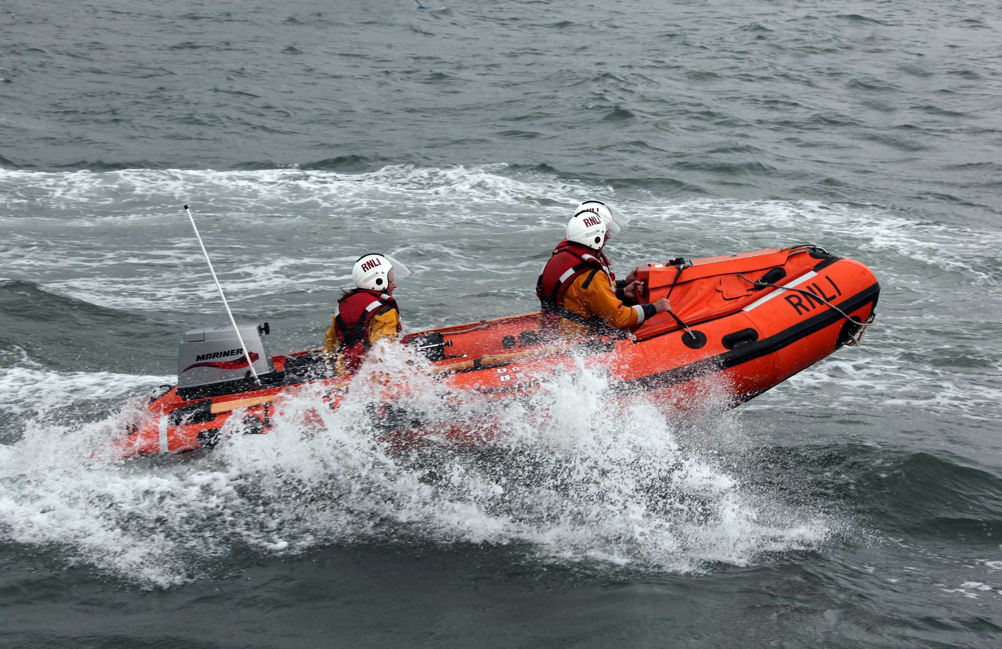 Fethard RNLI D class lifeboat on exercise