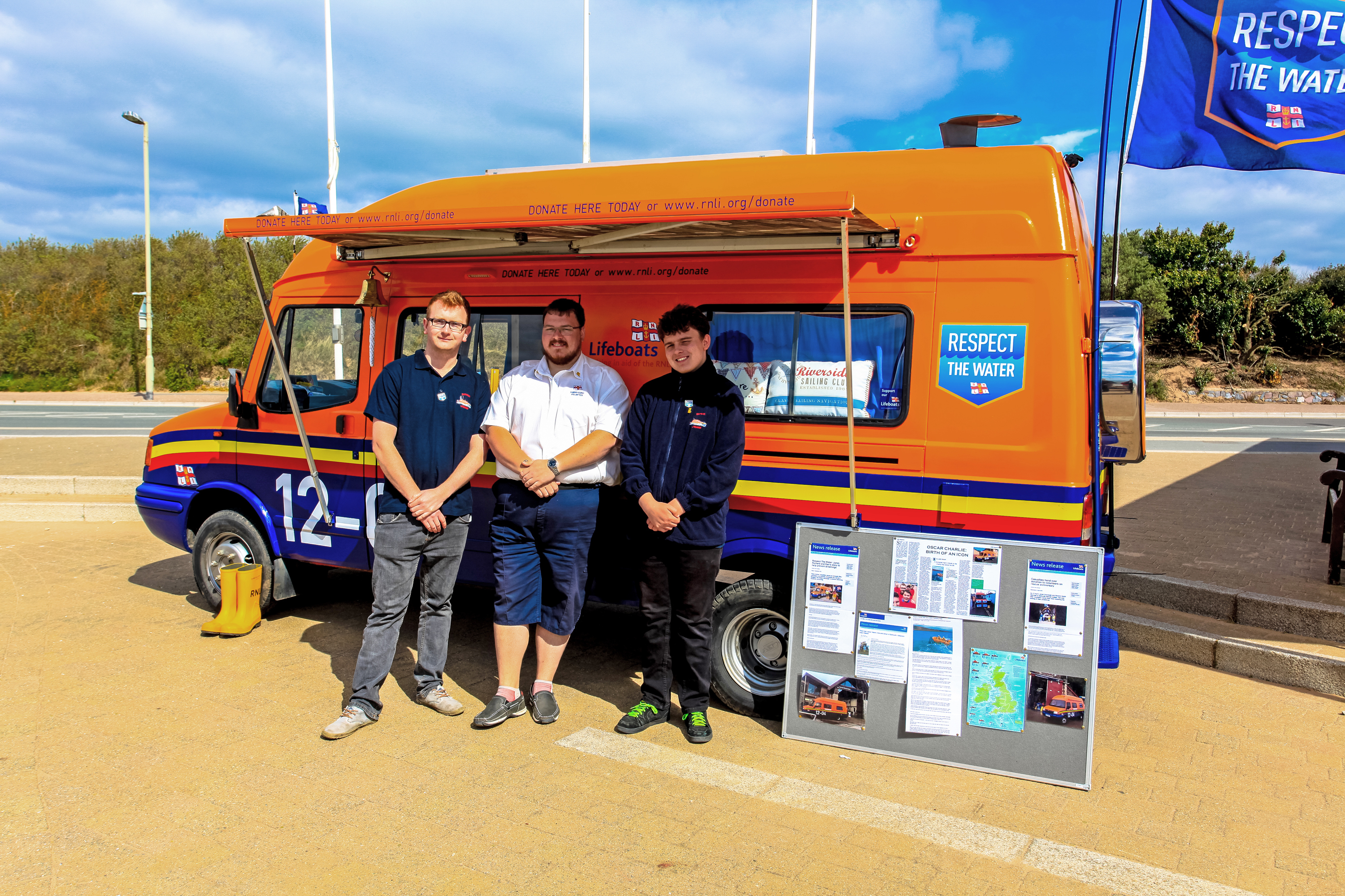 Left to right: Rich Smith, Jared Colclough and Dan Morton