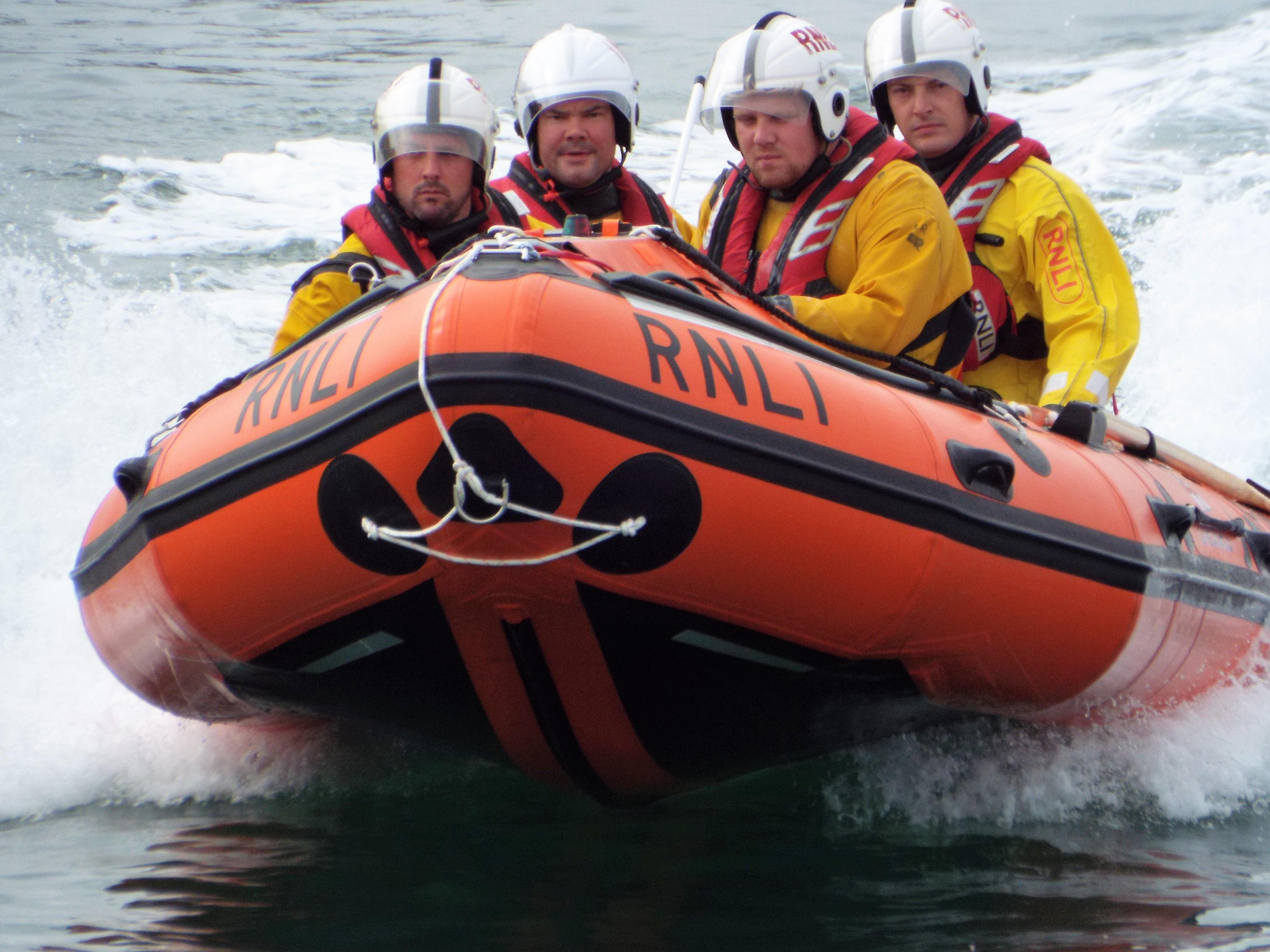 The new Sheerness inshore lifeboat 'Buster'