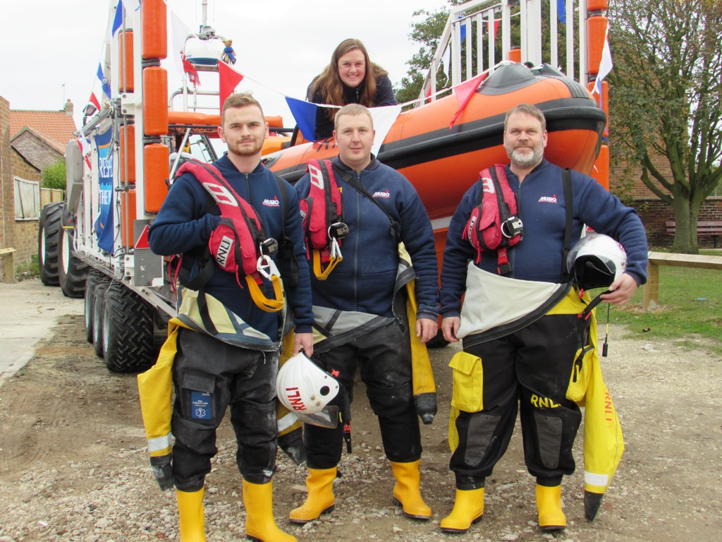 Flamborough RNLI crew members
