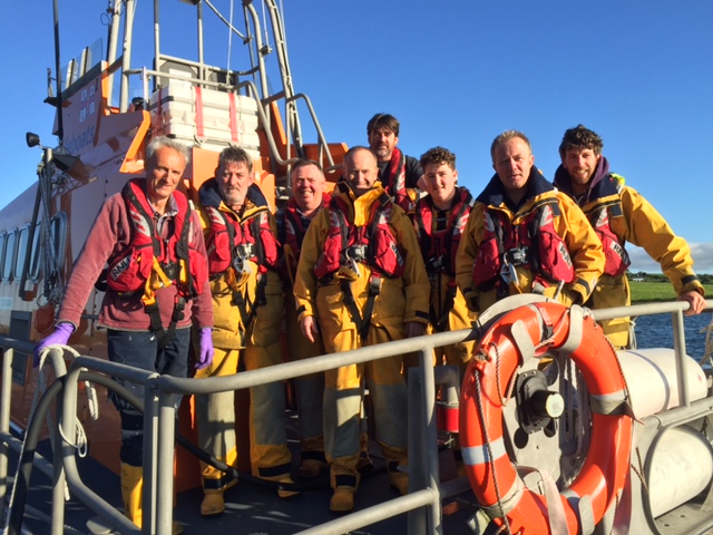Courtmacsherry RNLI lifeboat crew from callout