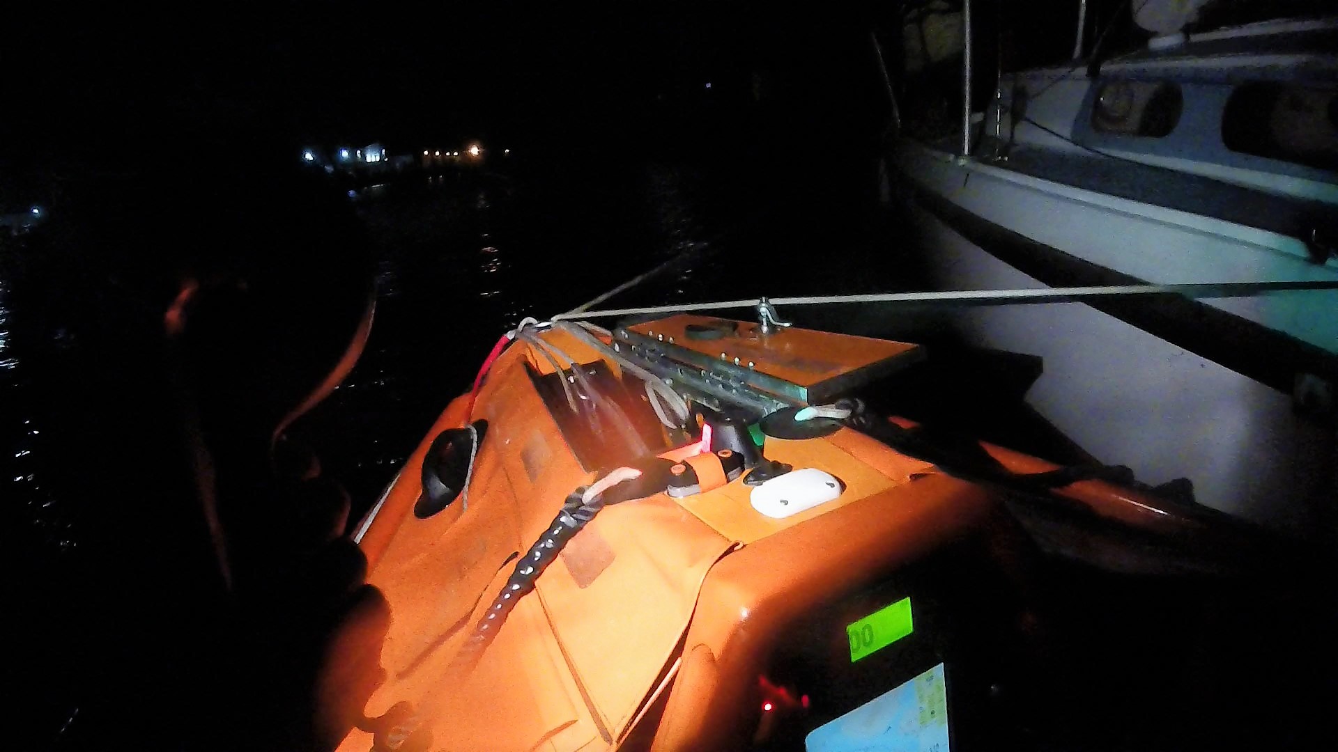 Troon inshore lifeboat Telford Shopping Centre tows the yacht into Ayr harbour