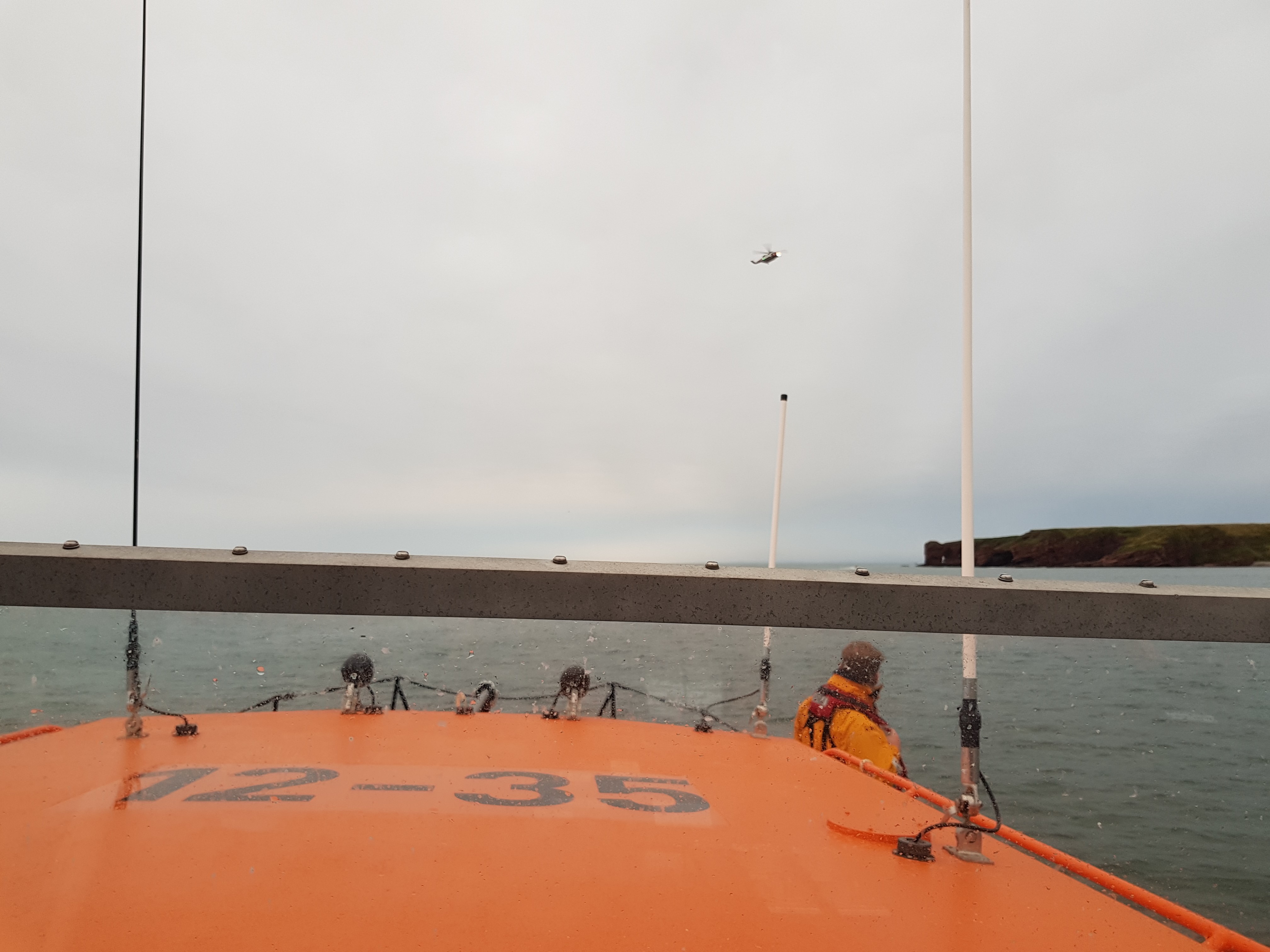ALB &amp; Coastguard Helicopter during missing person search