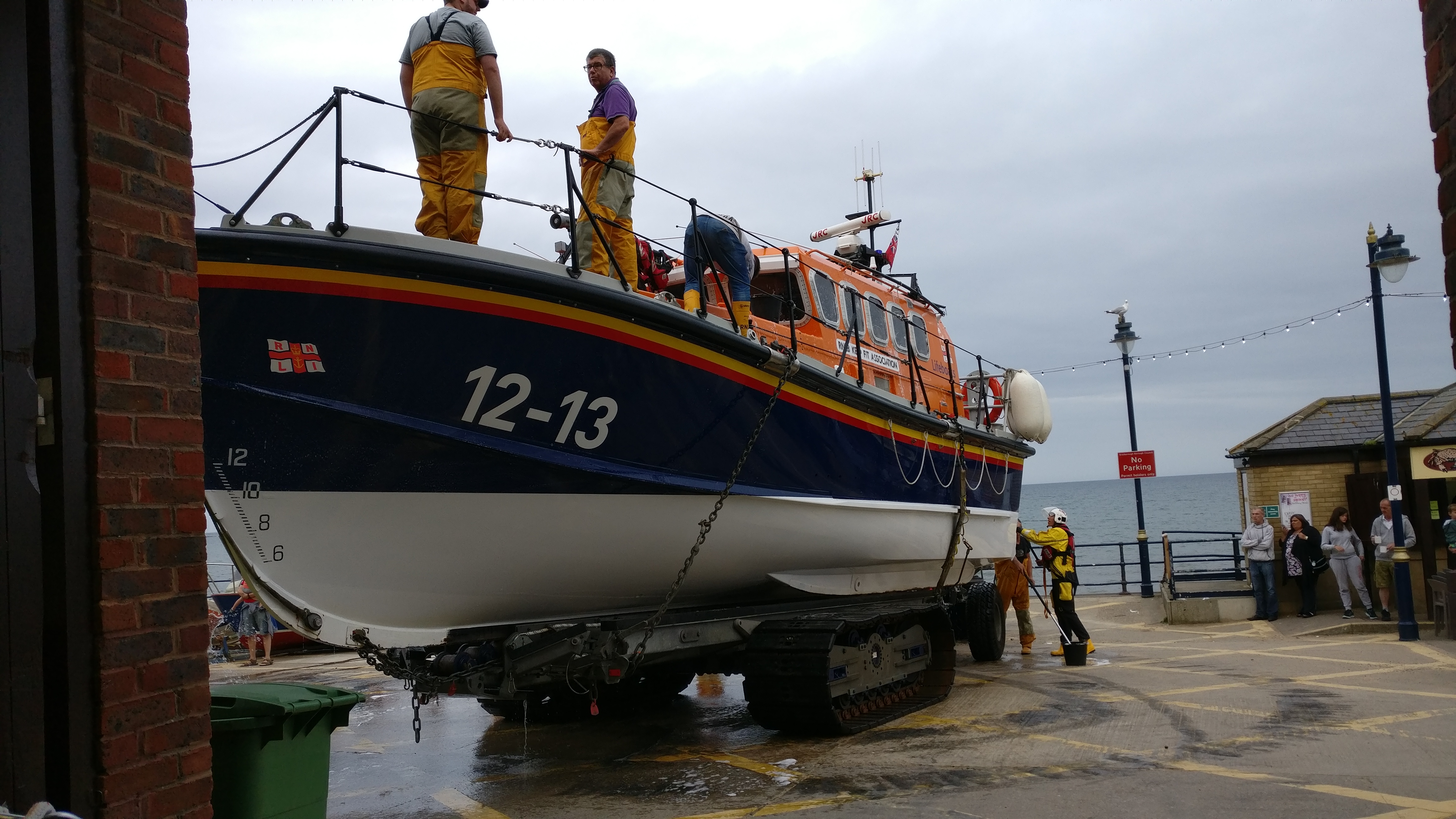 ALB having returned from service is washed down