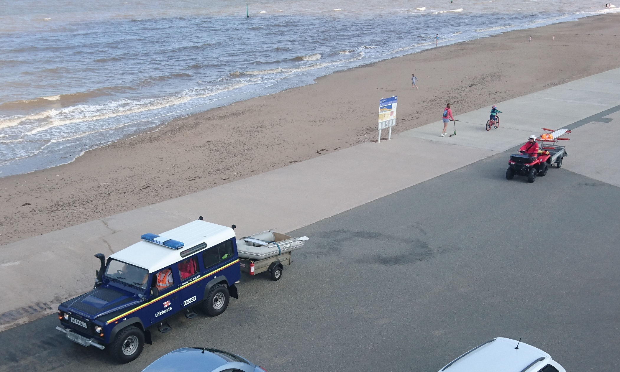 broken free from yacht off Rhyl.