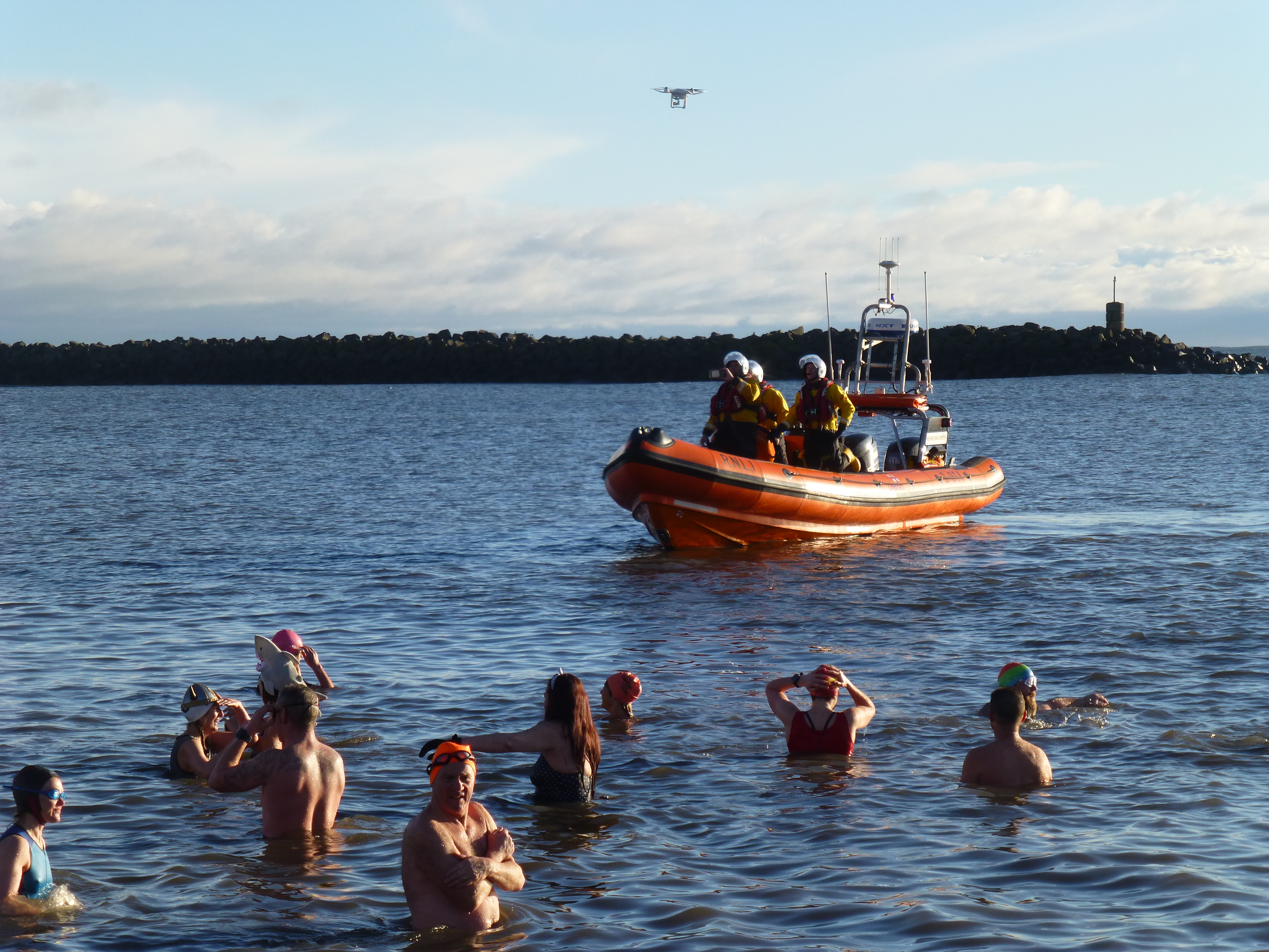 A series of images taken at this year's Boxing Day Dip