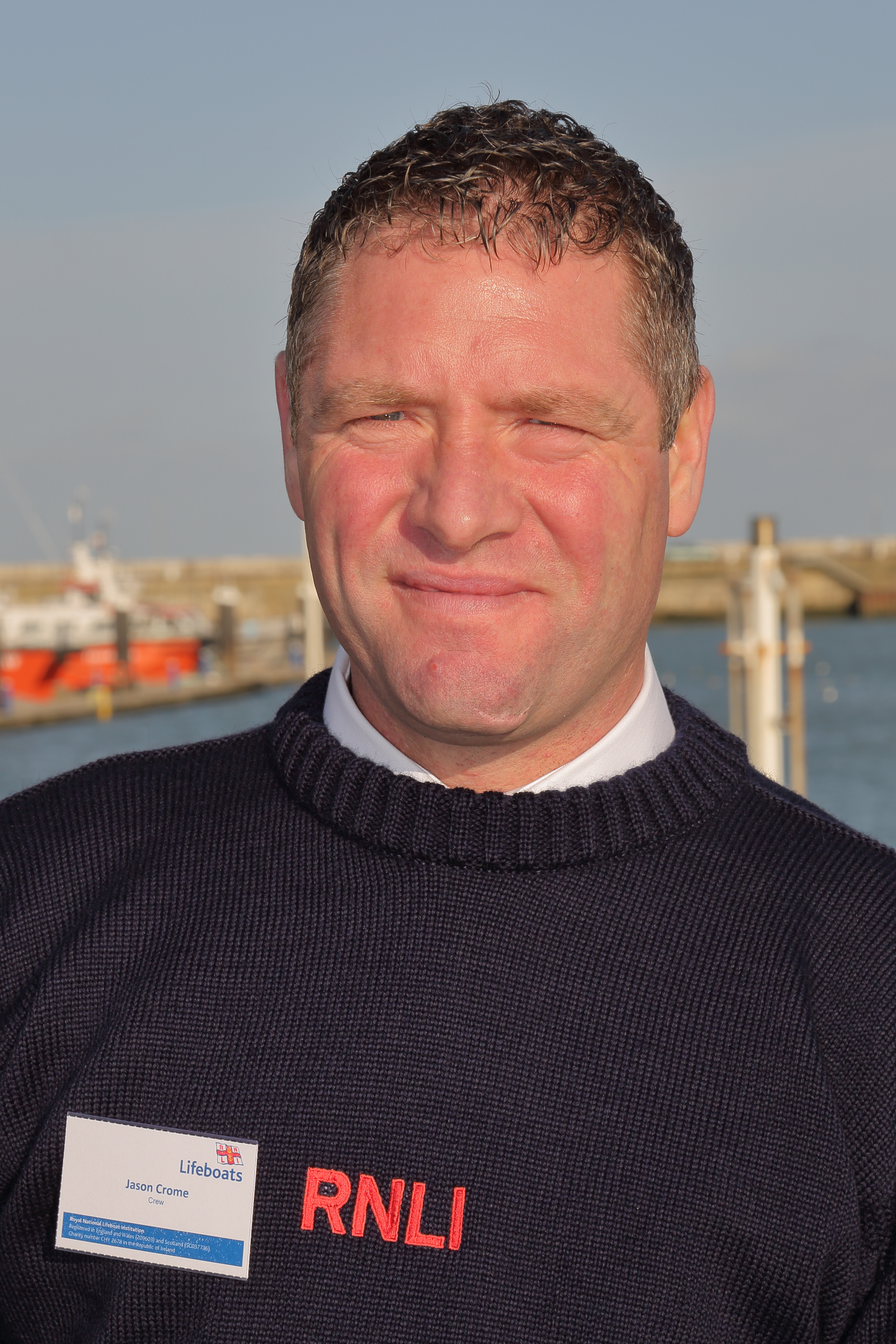 Ramsgate RNLI crew member Jason Crome