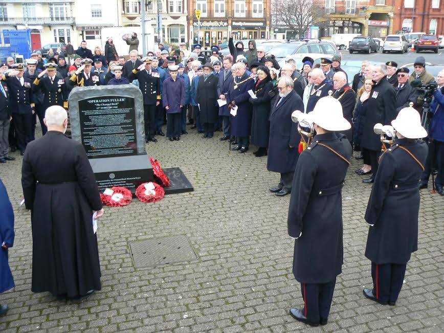 'Channel Dash' ceremony in Pier Yard