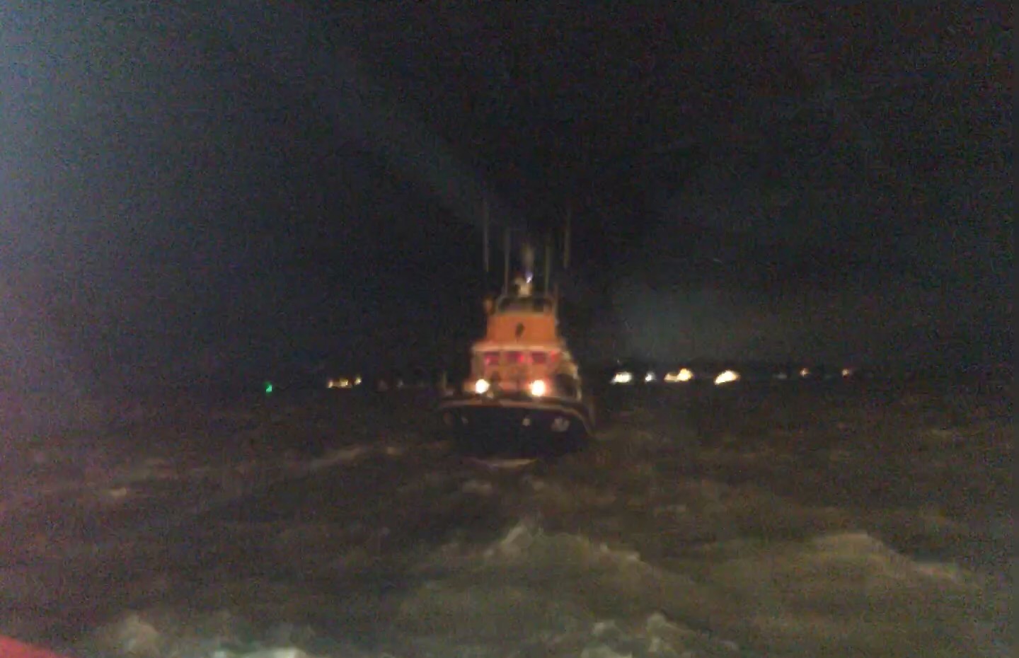 Harwich RNLI launch to person in the water