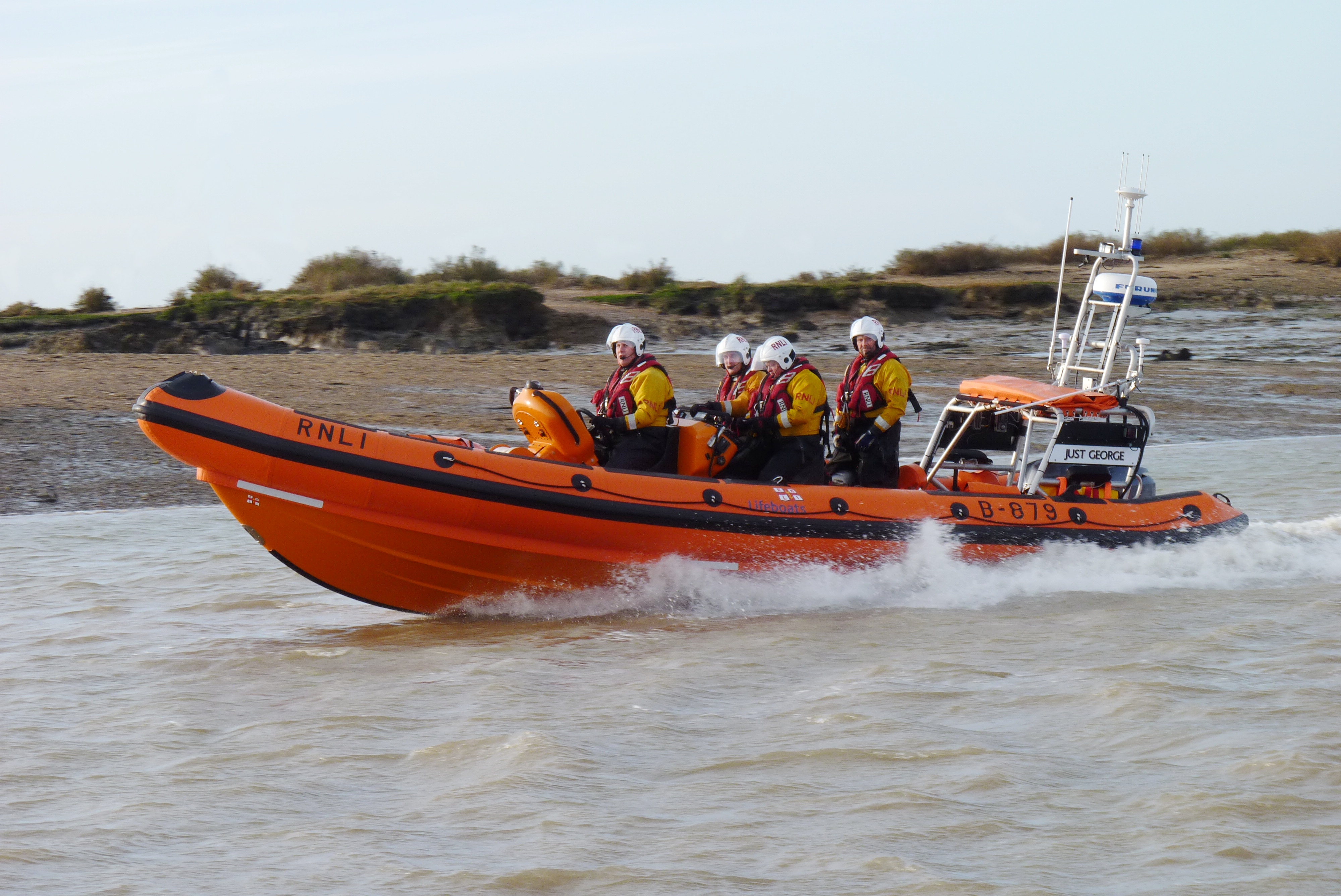 West Mersea RNLI inshore lifeboat 'Just George'