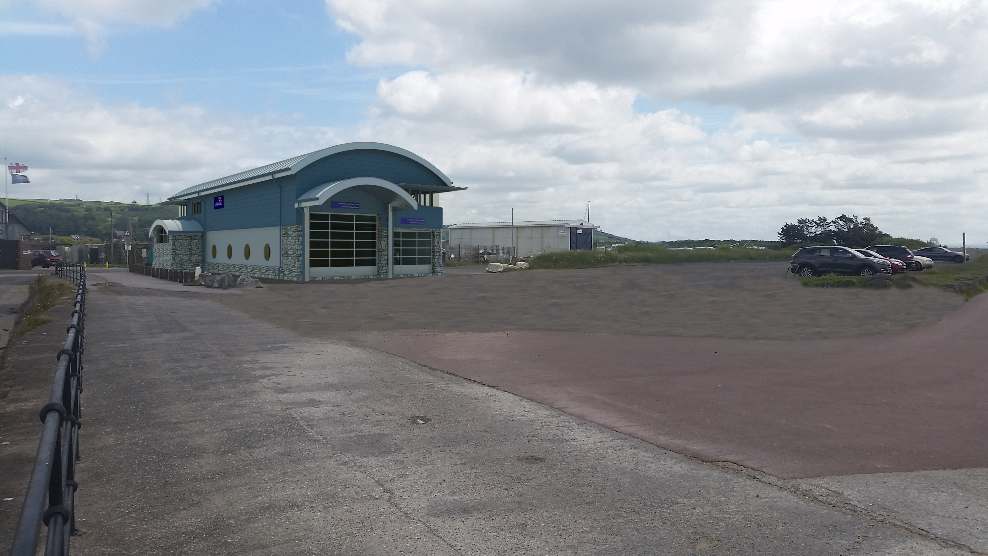 An artist's impressions of the proposed build at Burry Port