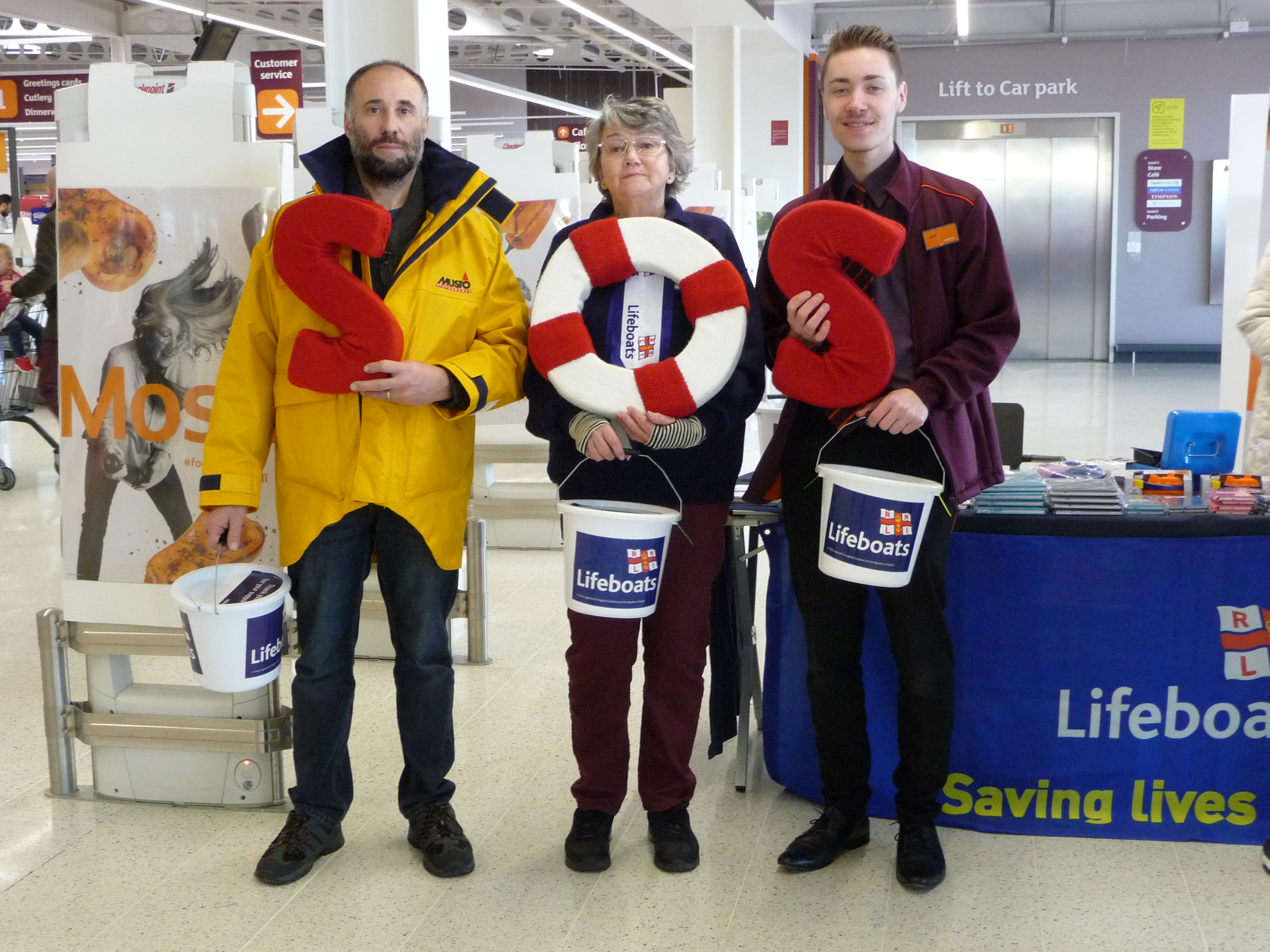 Members of the Ramsgate team collecting for SOS Day 2017