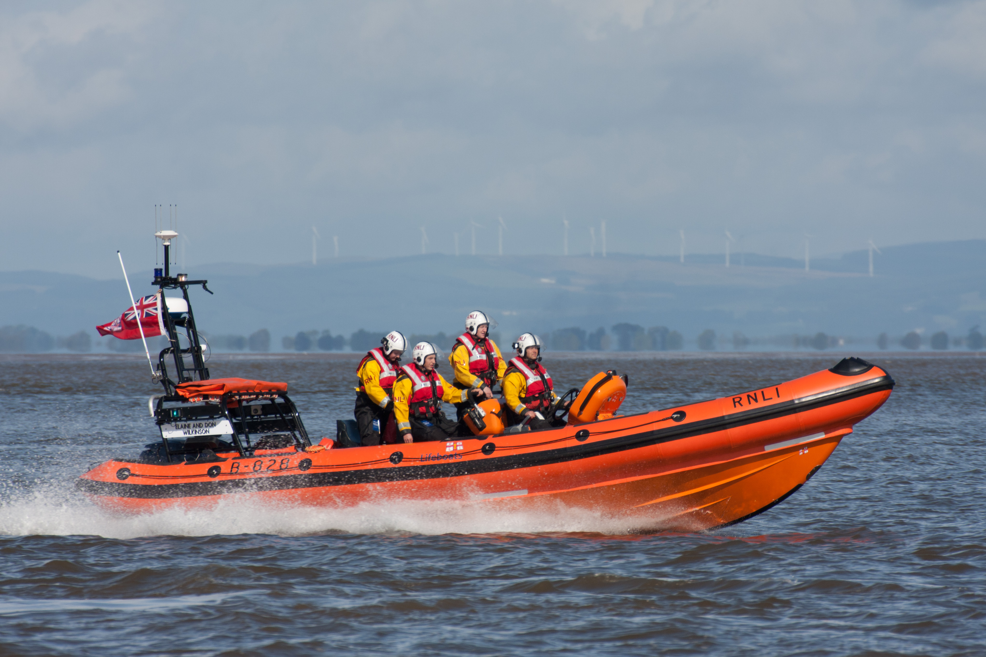Library photo of Silloth RNLI