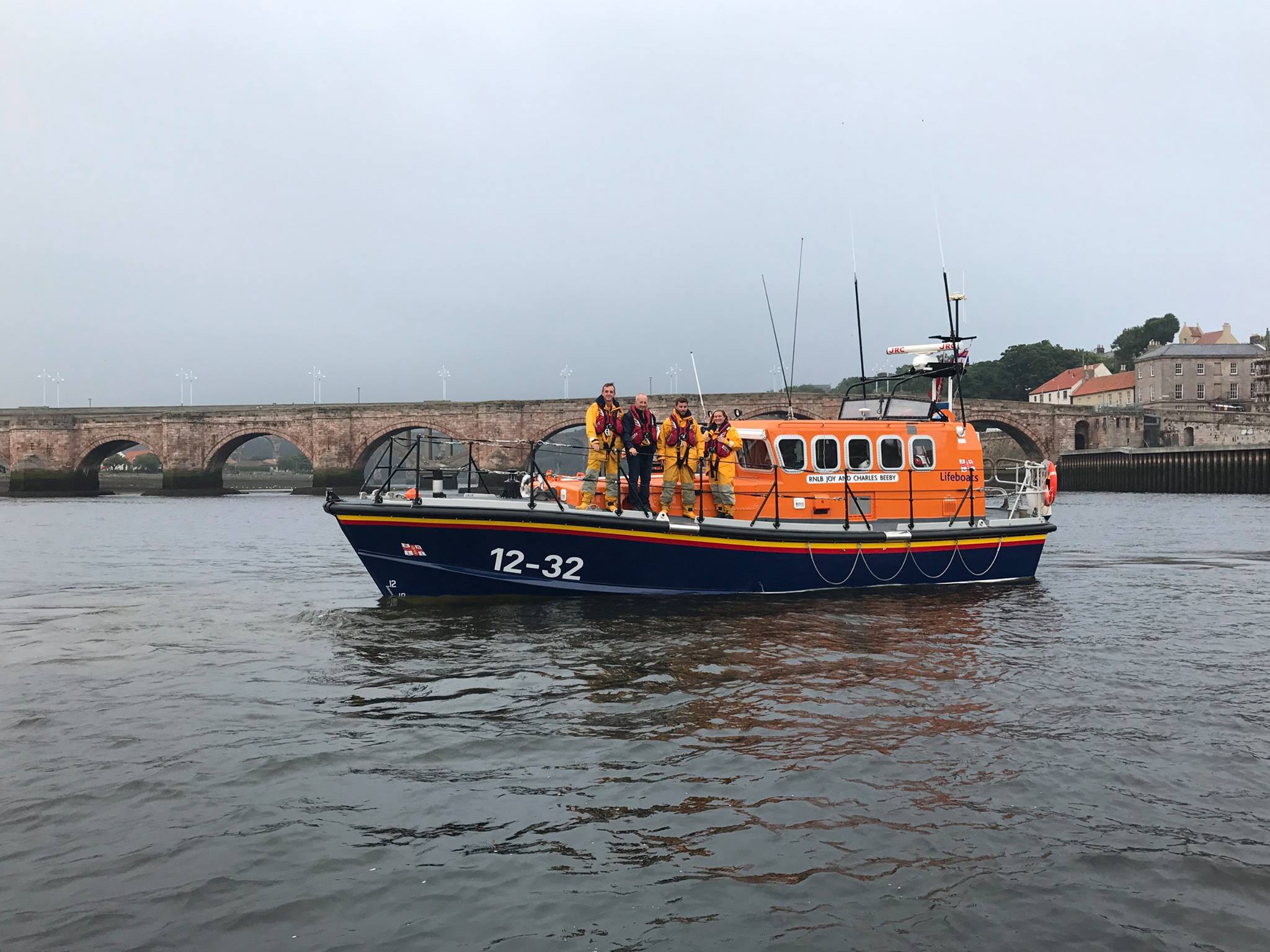 Alex on Berwick-Upon-Tween lifeboat