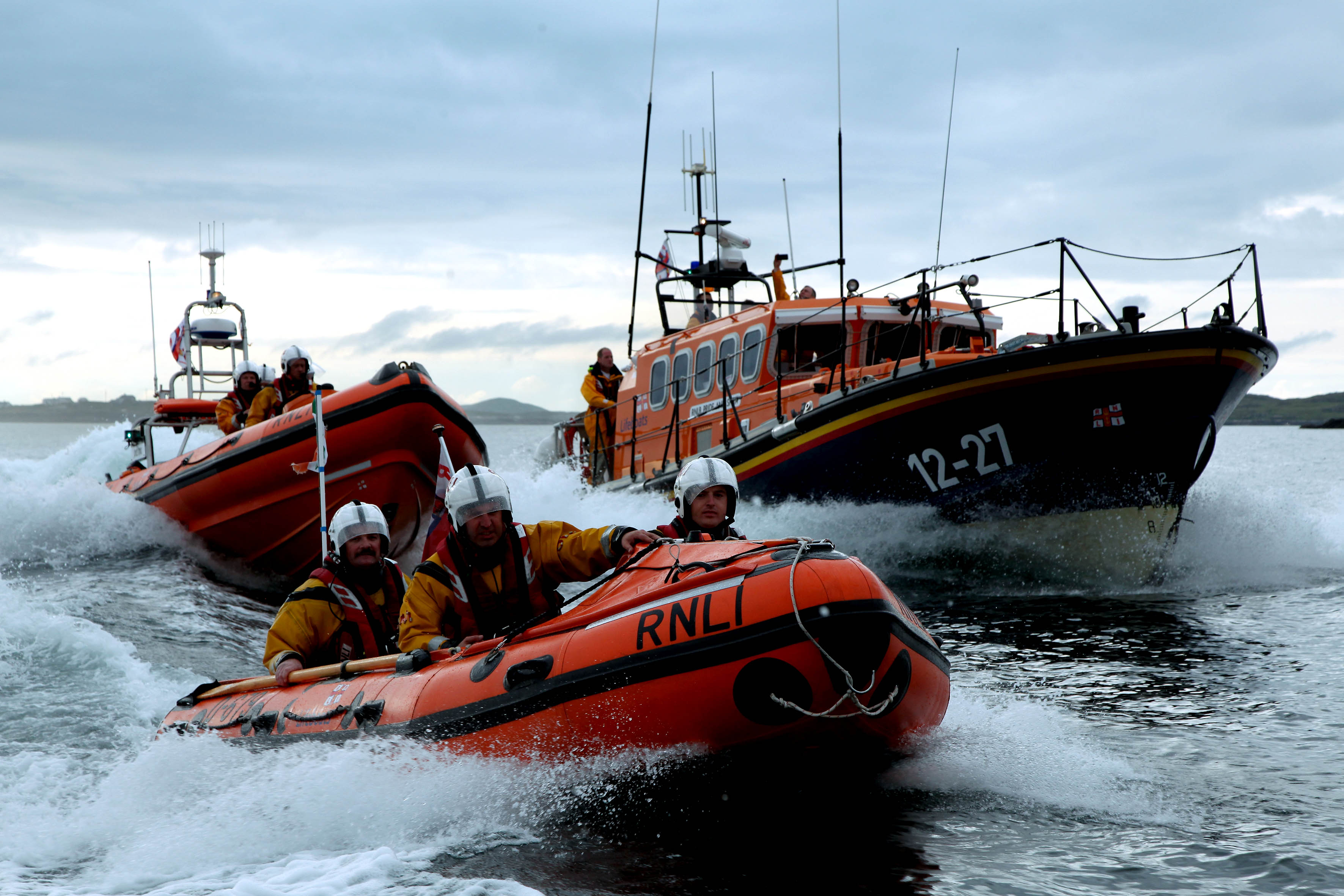 Clifden RNLI lifeboats on exercise