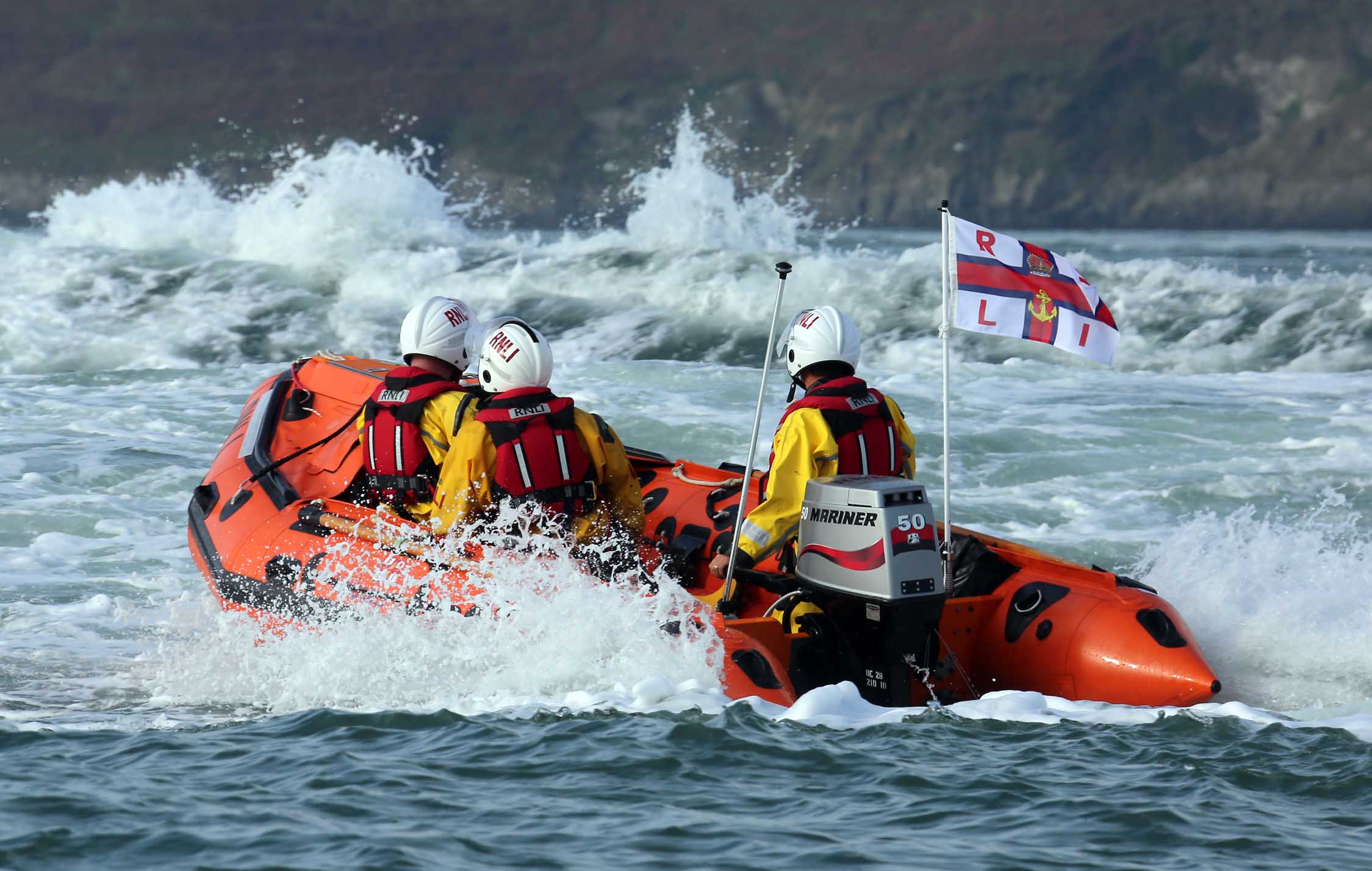 St Davids RNLI inshore lifeboat