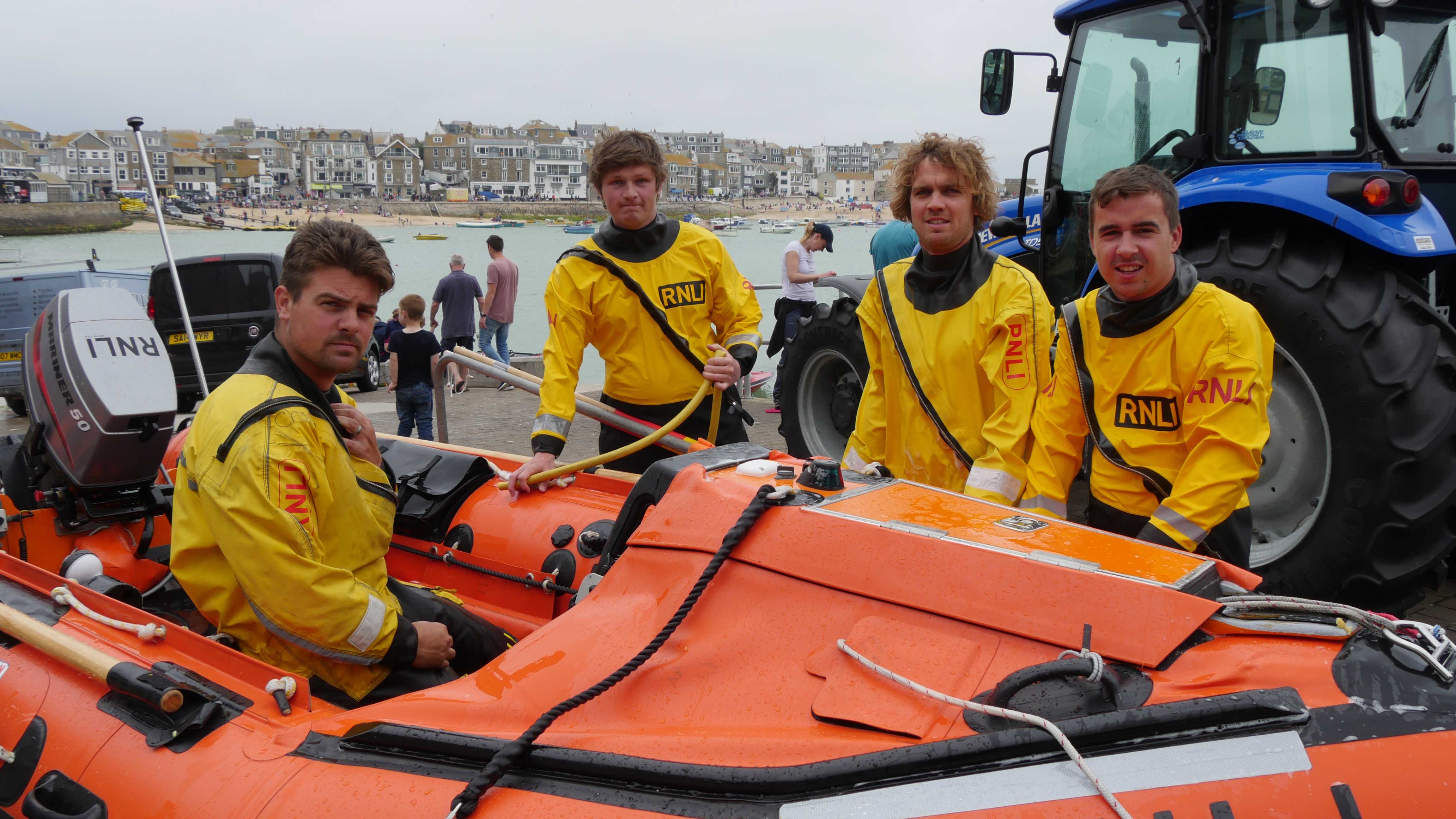 ILB helm David Chard with crew Nick Phillips, Jack Coop and Jake Martin