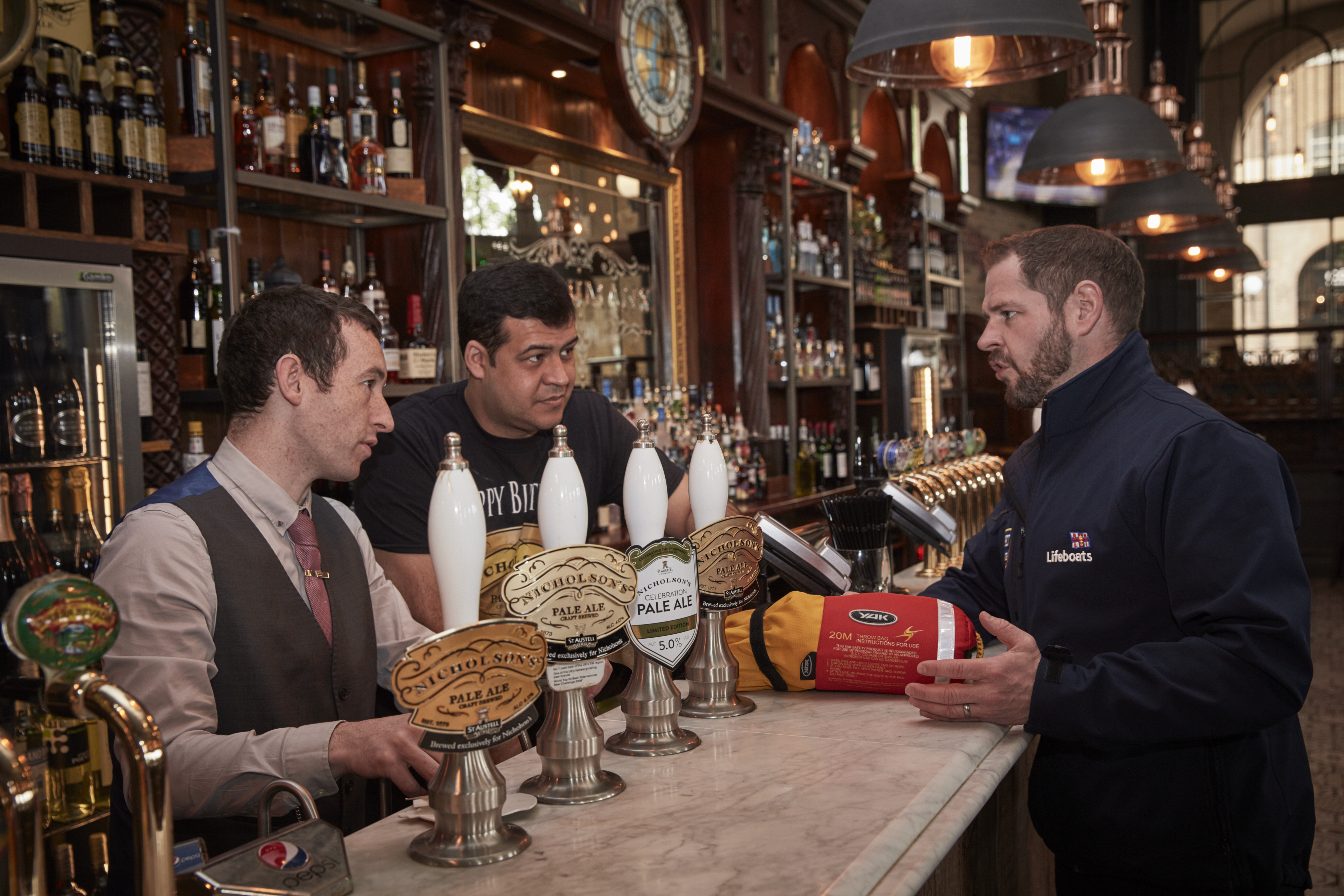 RNLI and Nicholson's pub chain work together on Respect the Water