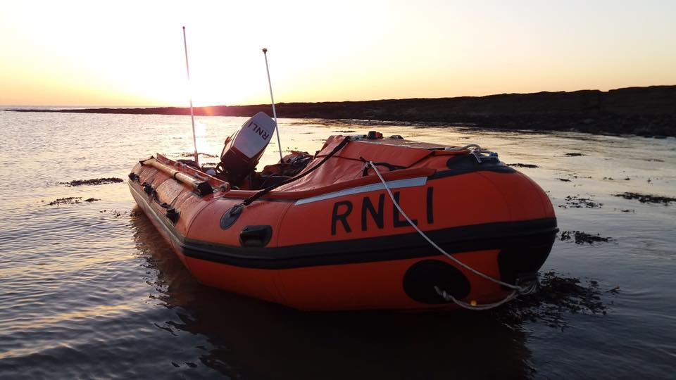 D class lifeboat at Sully Island