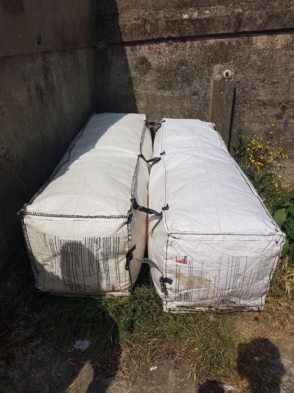 Construction bags used to go 'afloat'