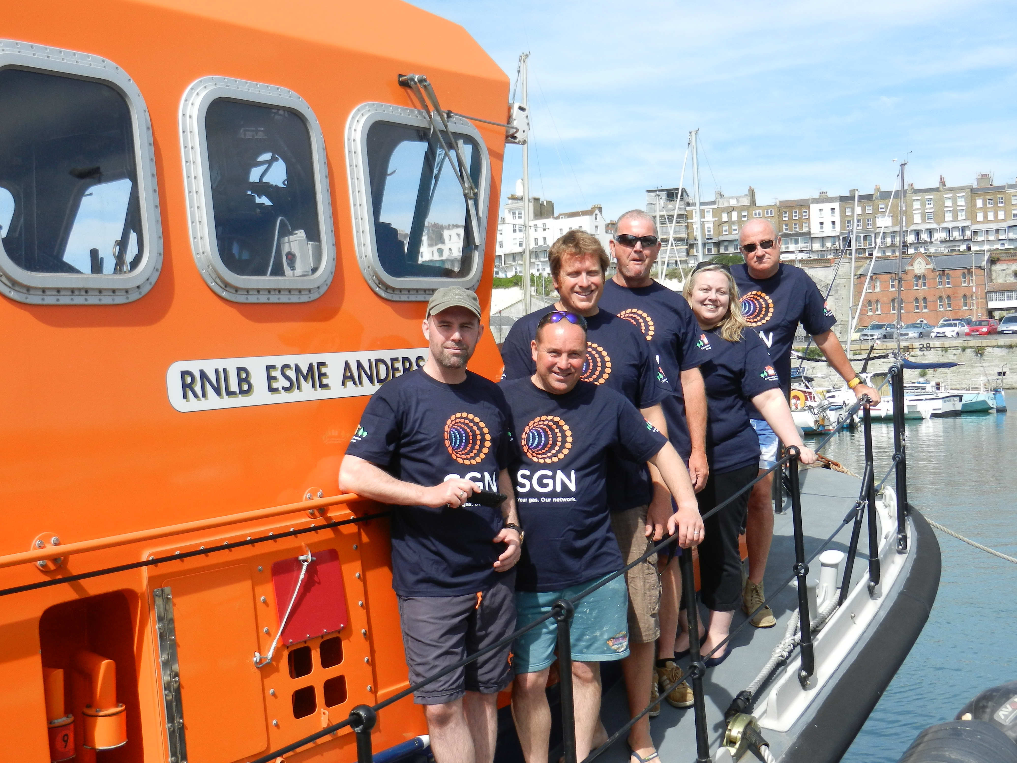 Team from SGN ready to spend day helping Ramsgate RNLI