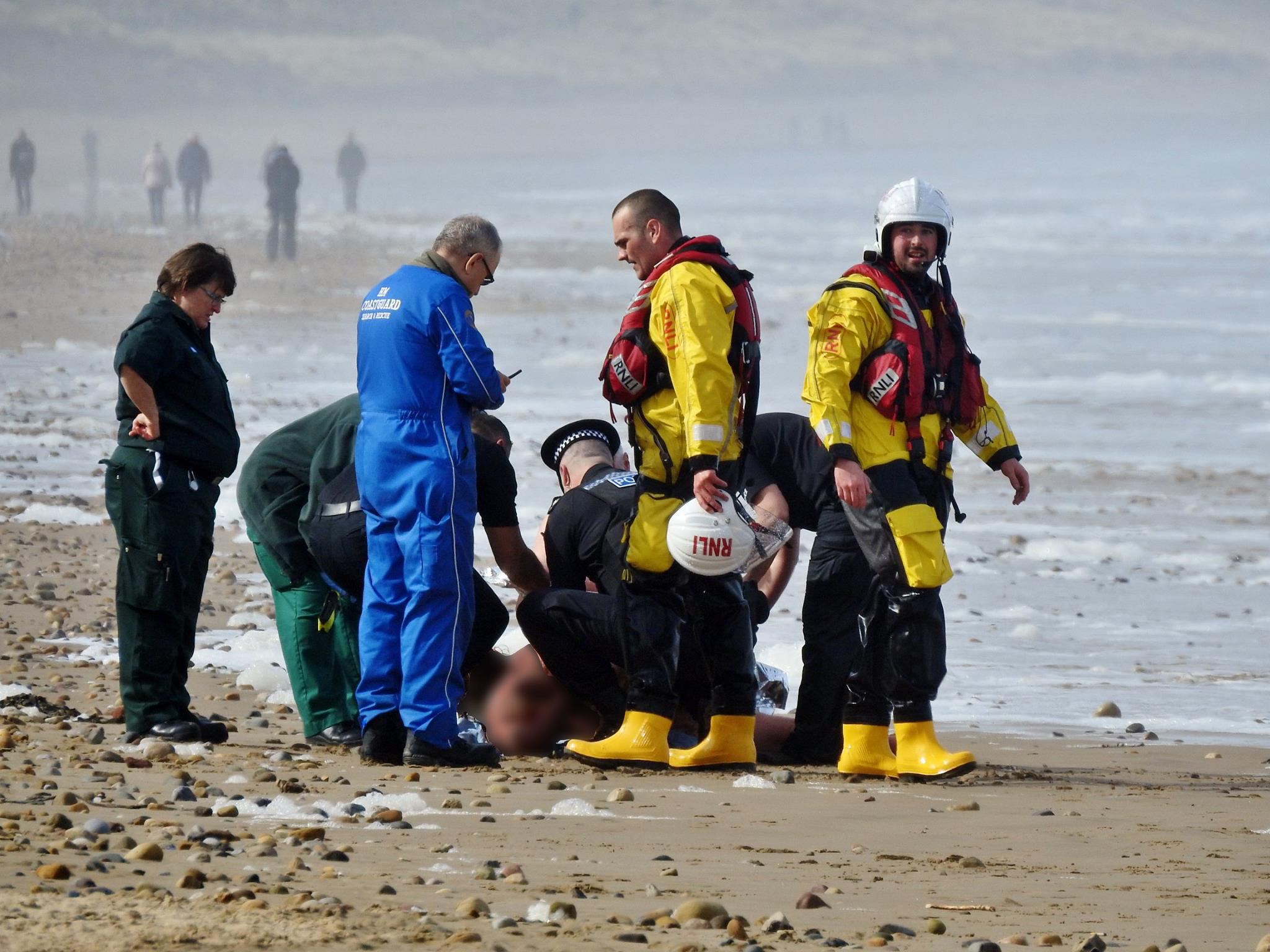 Woman rescued by Redcar RNLI