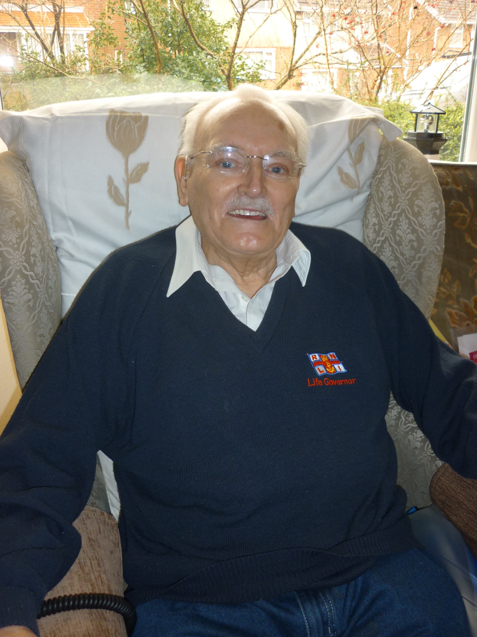 Ken Lewis, known in Maesteg as 'Mr RNLI'