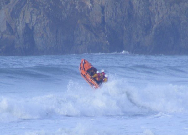 St Davids RNLI inshore lifeboat
