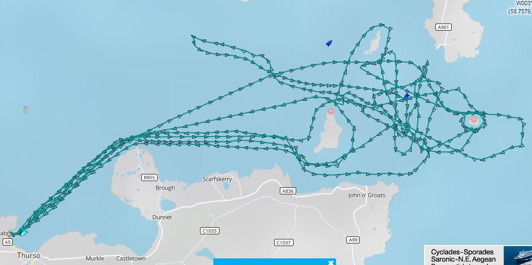 Thurso lifeboat search pattern