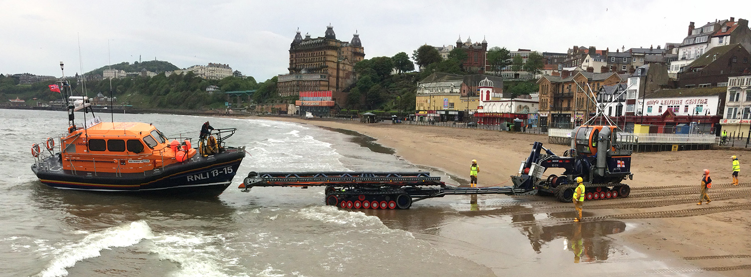 The all-weather Shannon lifeboat is recovered