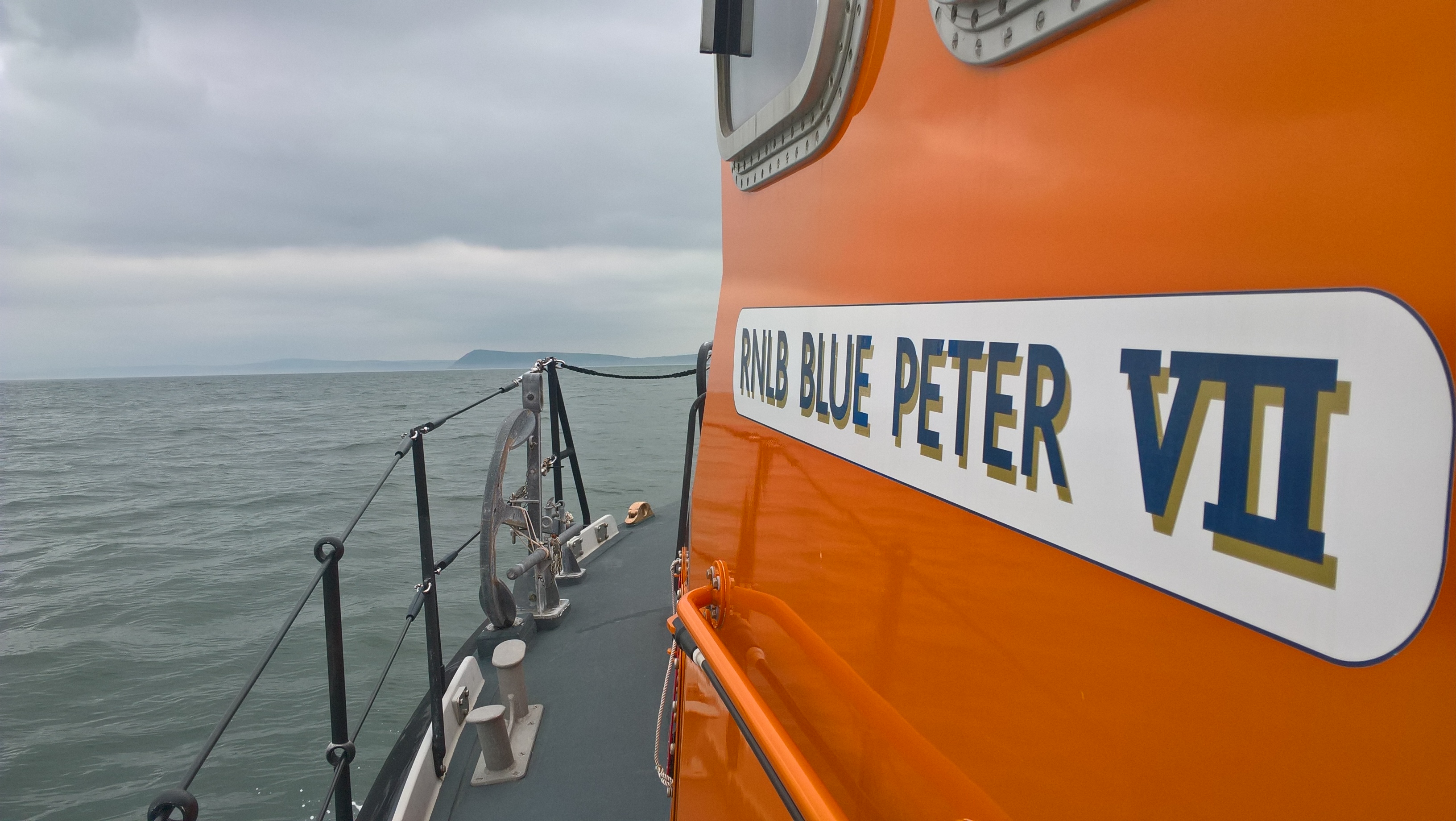 Fishguard RNLI all-weather lifeboat Blue Peter VII