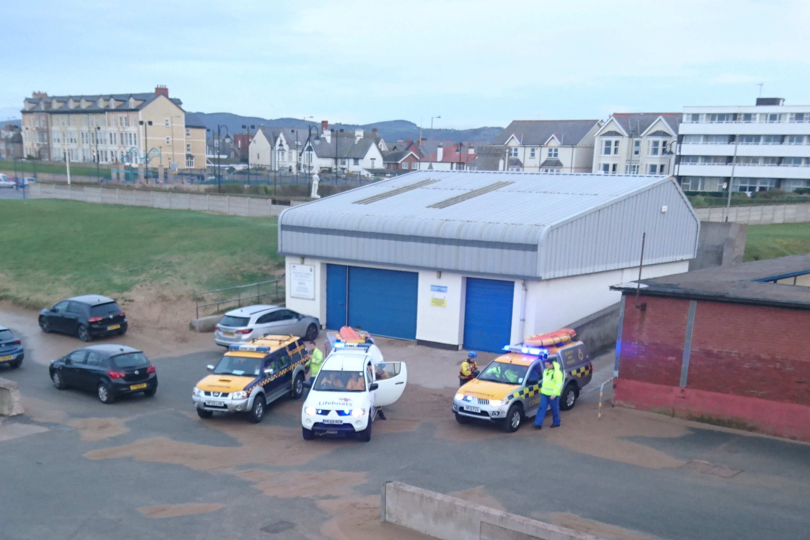 HMCG and RNLI personnel muster