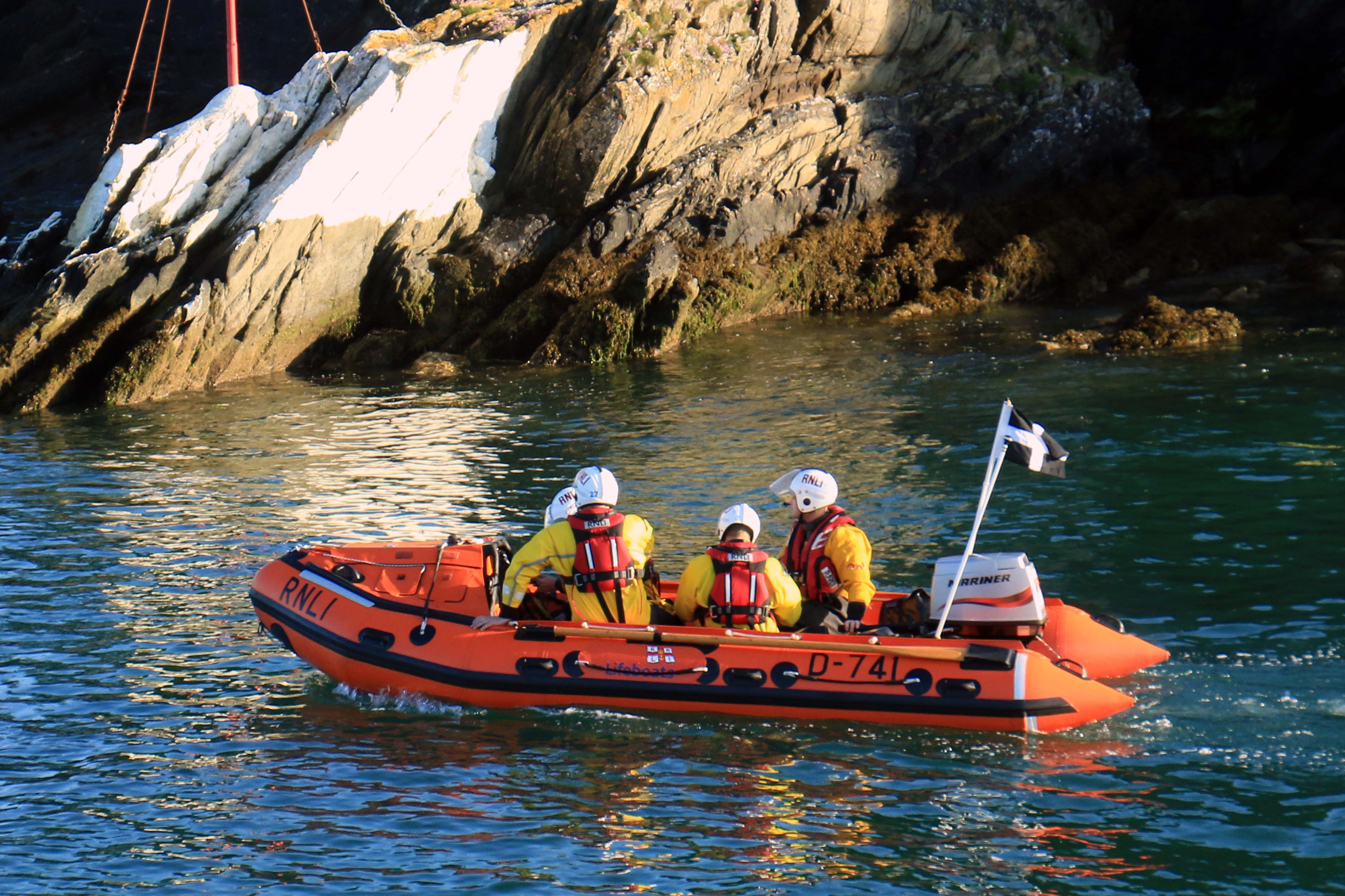 Stock image Looe RNLI D Class Ollie Naismith