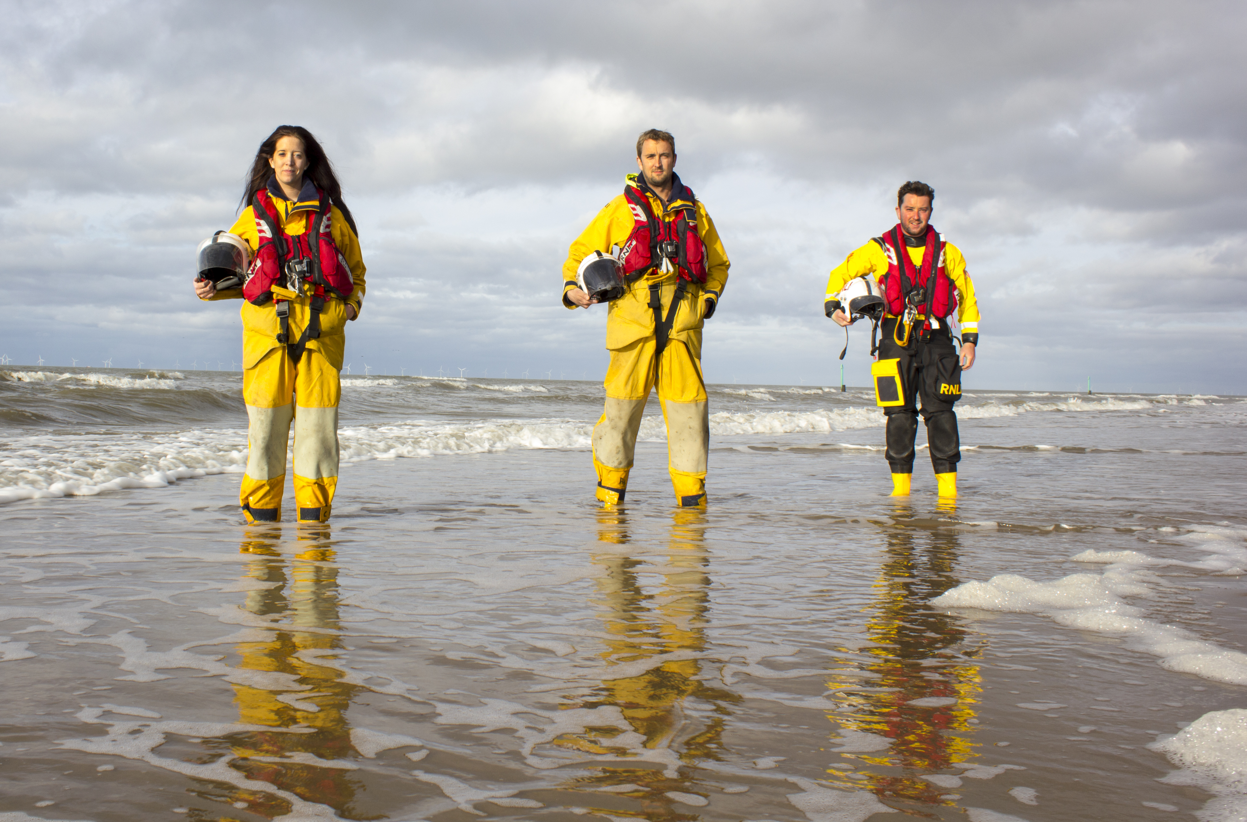 AWB crew featuring in service on Saving Lives at Sea, BBC2 31/10/2017. 