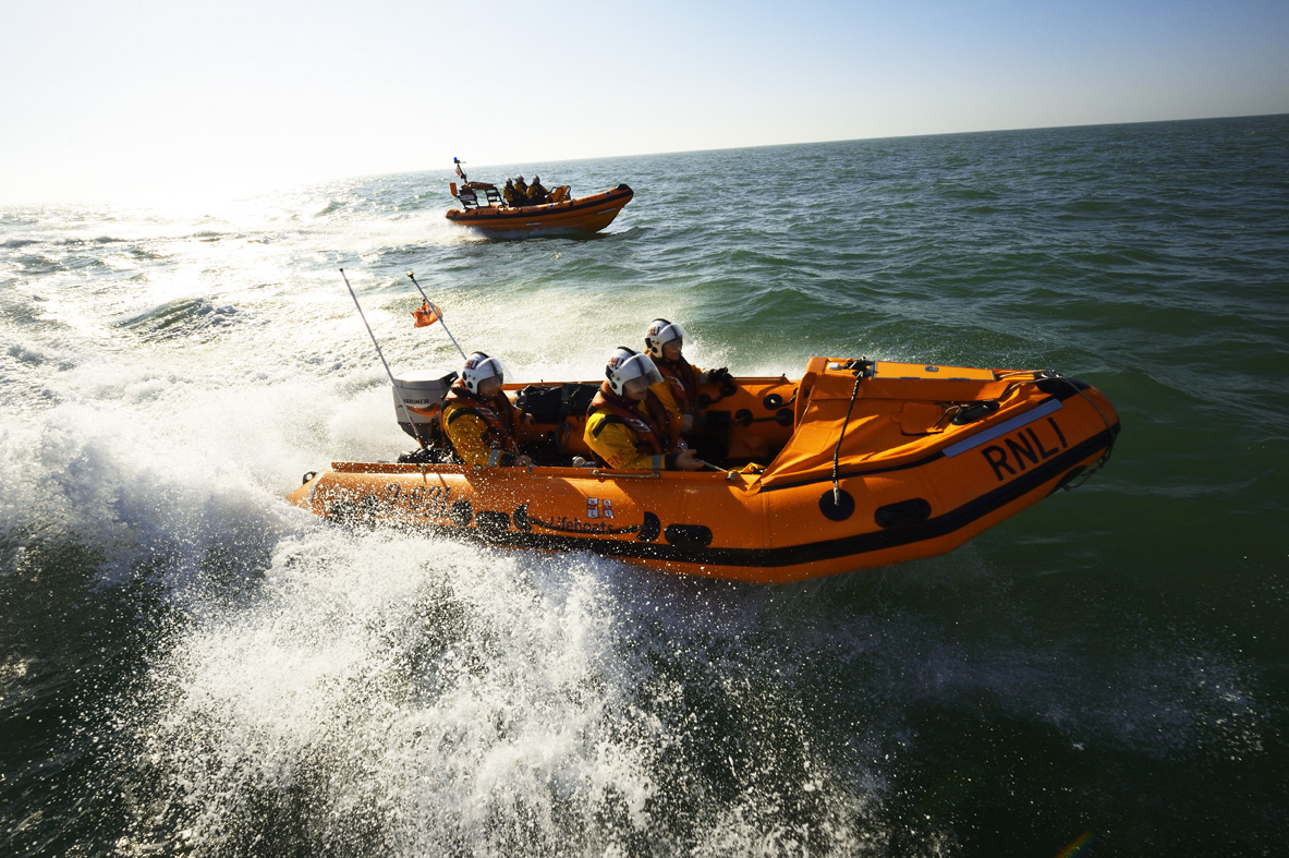 Both lifeboats at sea
