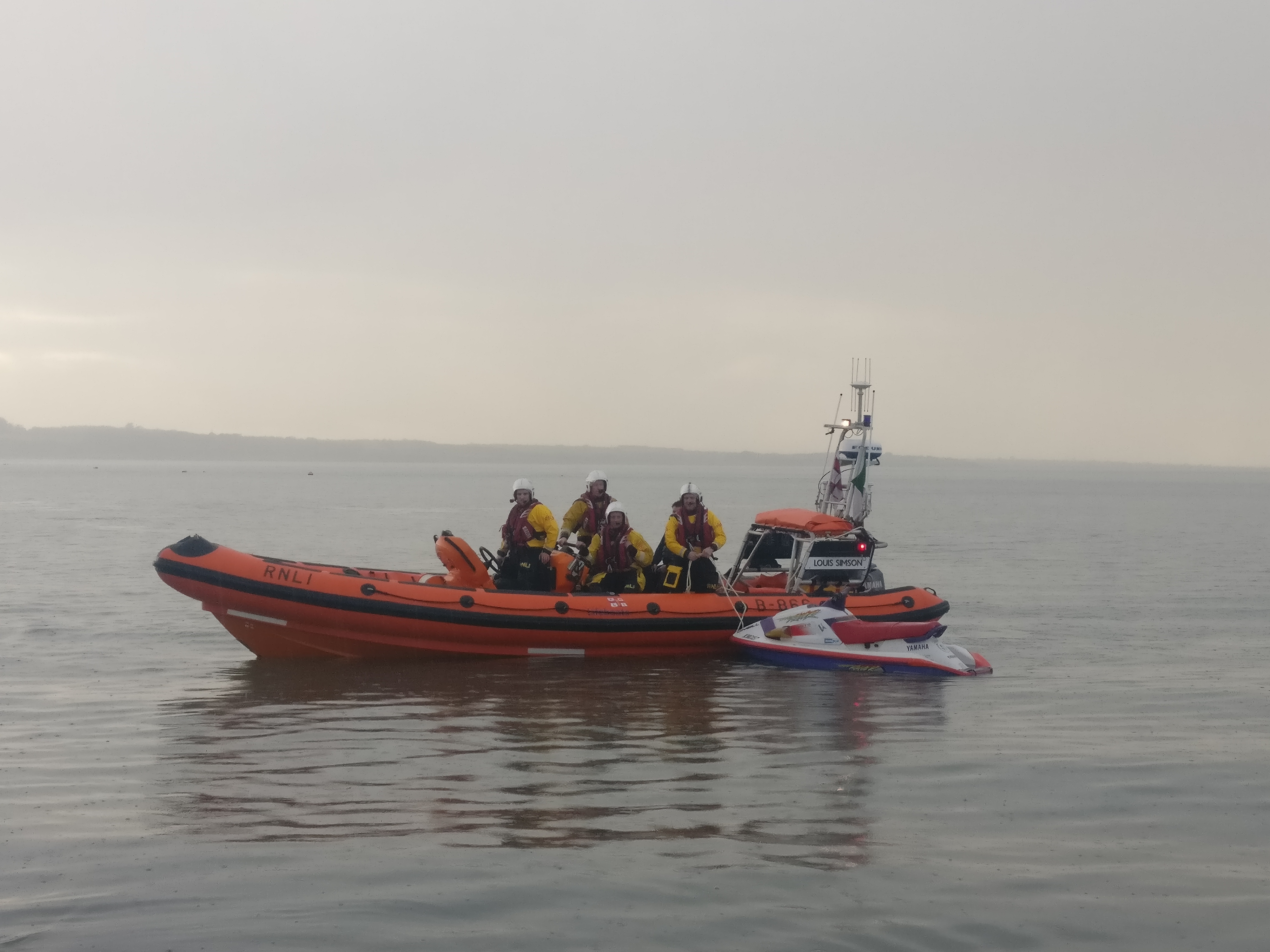 Skerries RNLI return personal watercraft to shore