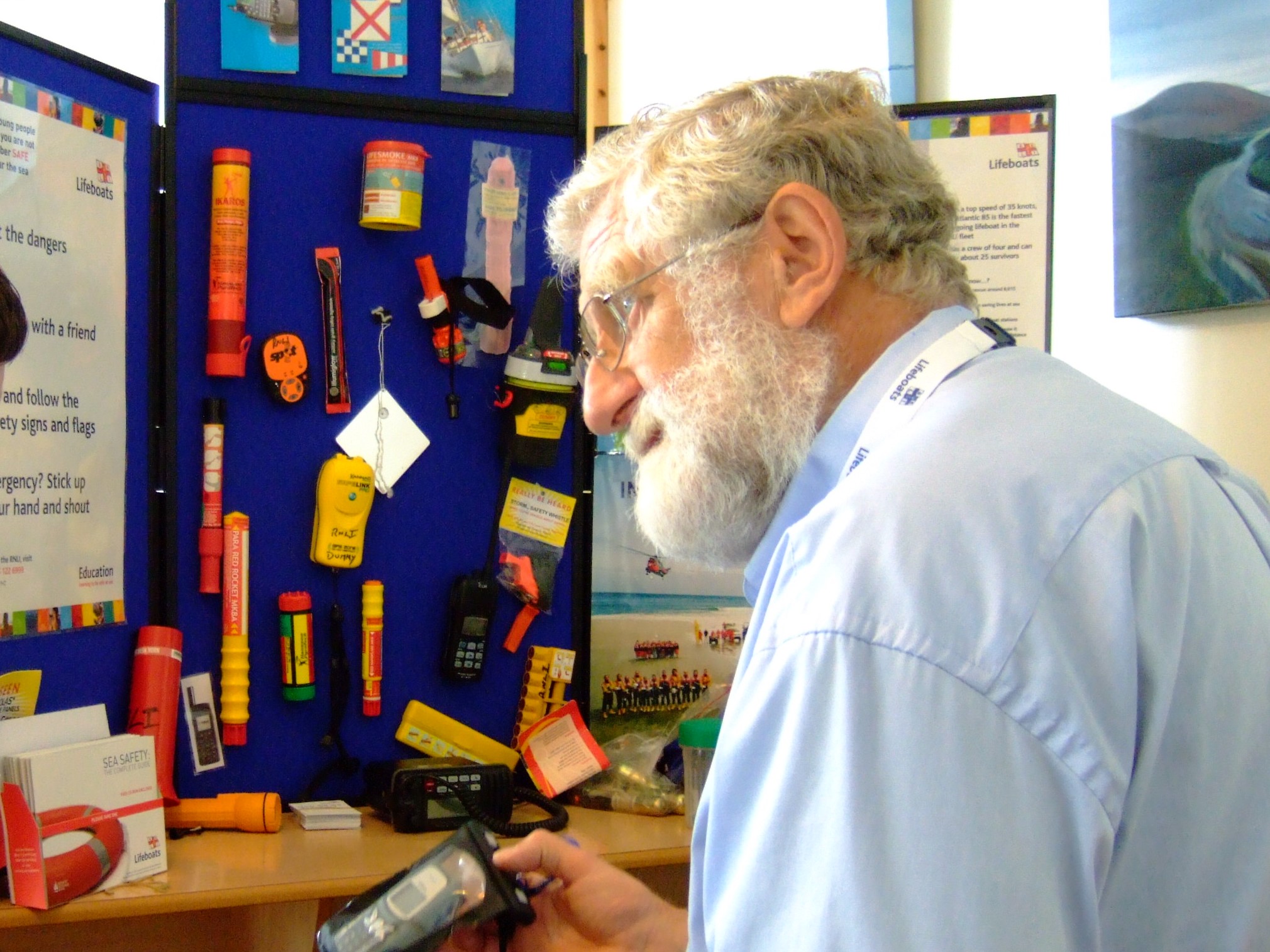 David Wishdish who has recently retired from the RNLI at Largs Station