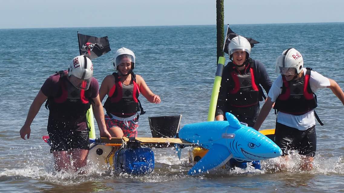 Filey Lifeboat Crew raft team