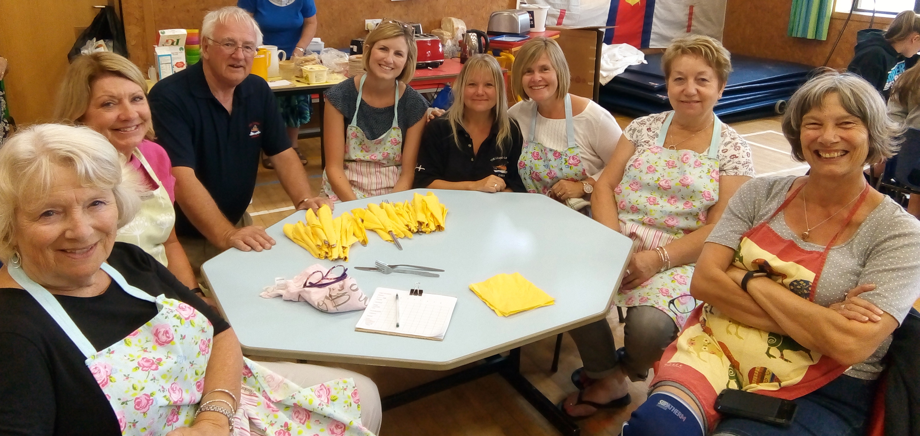 Some of the volunteers after the event