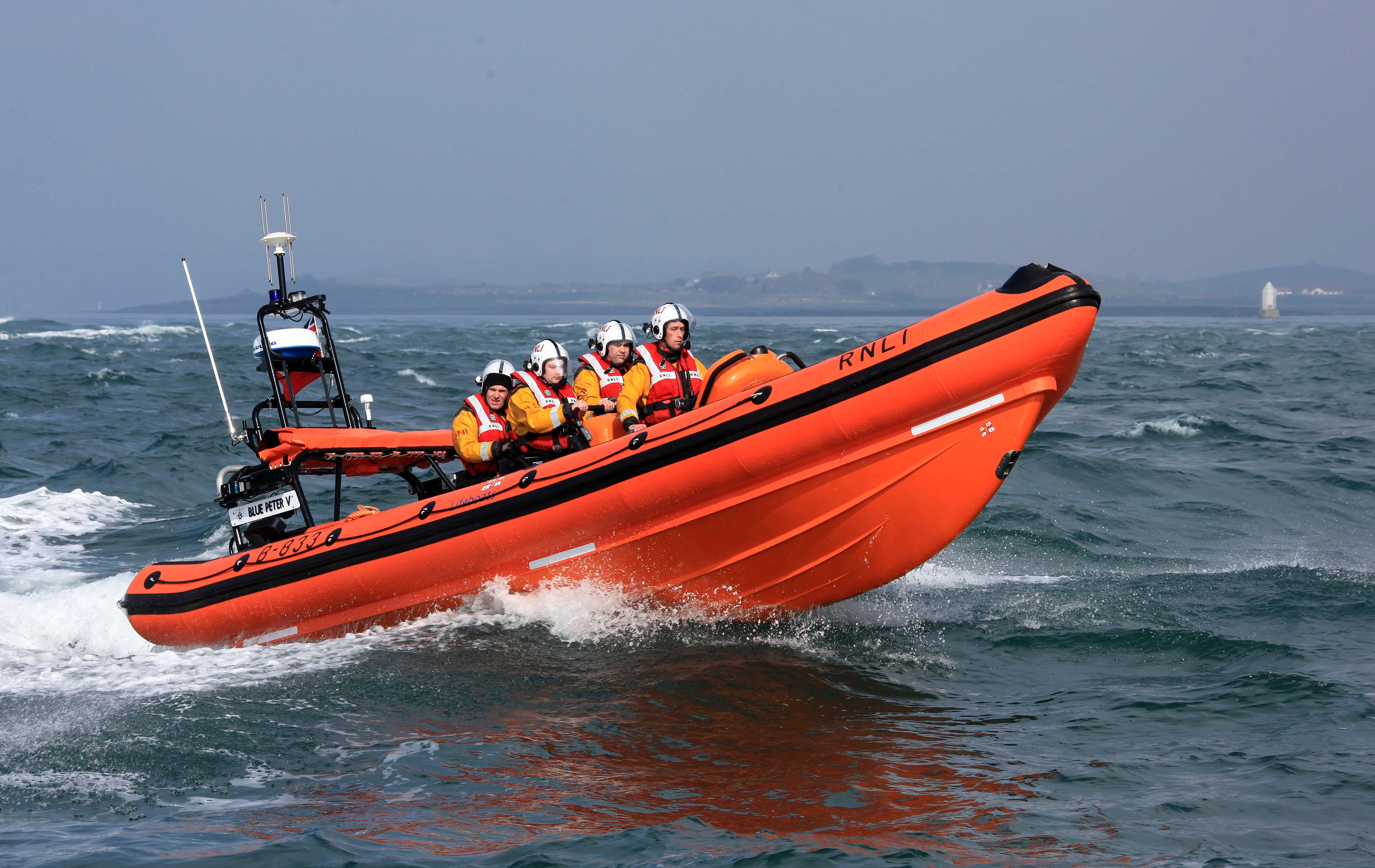 File phot of Portaferry lifeboat on exercise