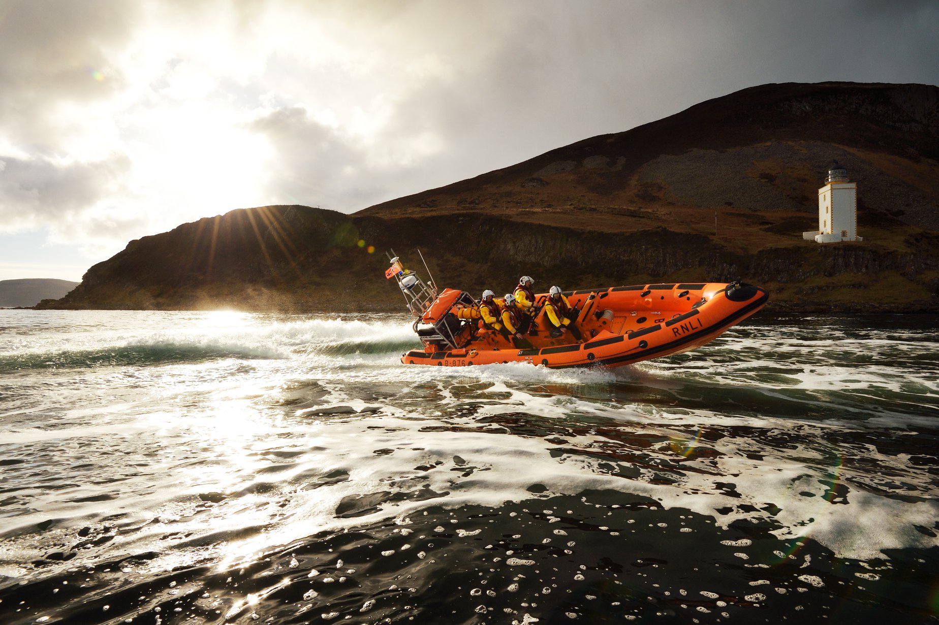 Image of Arran RNLI at Holy Isle